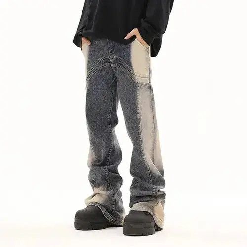Jean Casual Flared Baggy Jeans Size US 32 / EU 48 - 2 Thumbnail