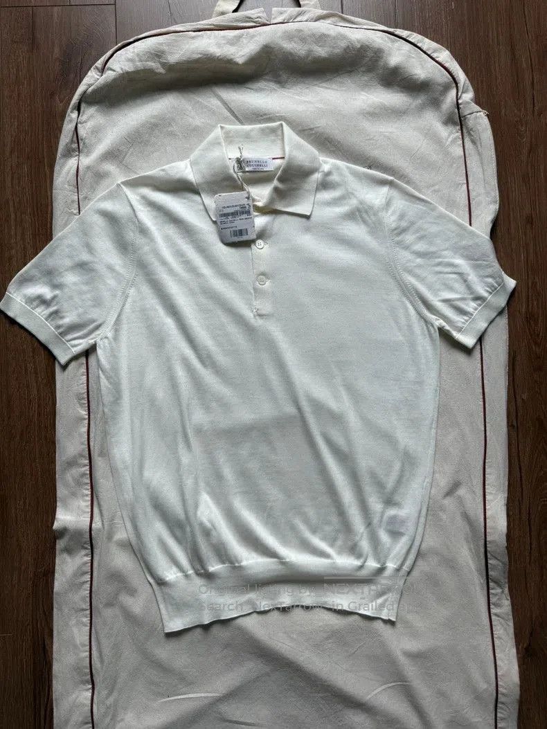 Brunello Cucinelli Brunello Cucinelli Knit Polo Shirt. Size US M / EU 48-50 / 2 - 1 Thumbnail