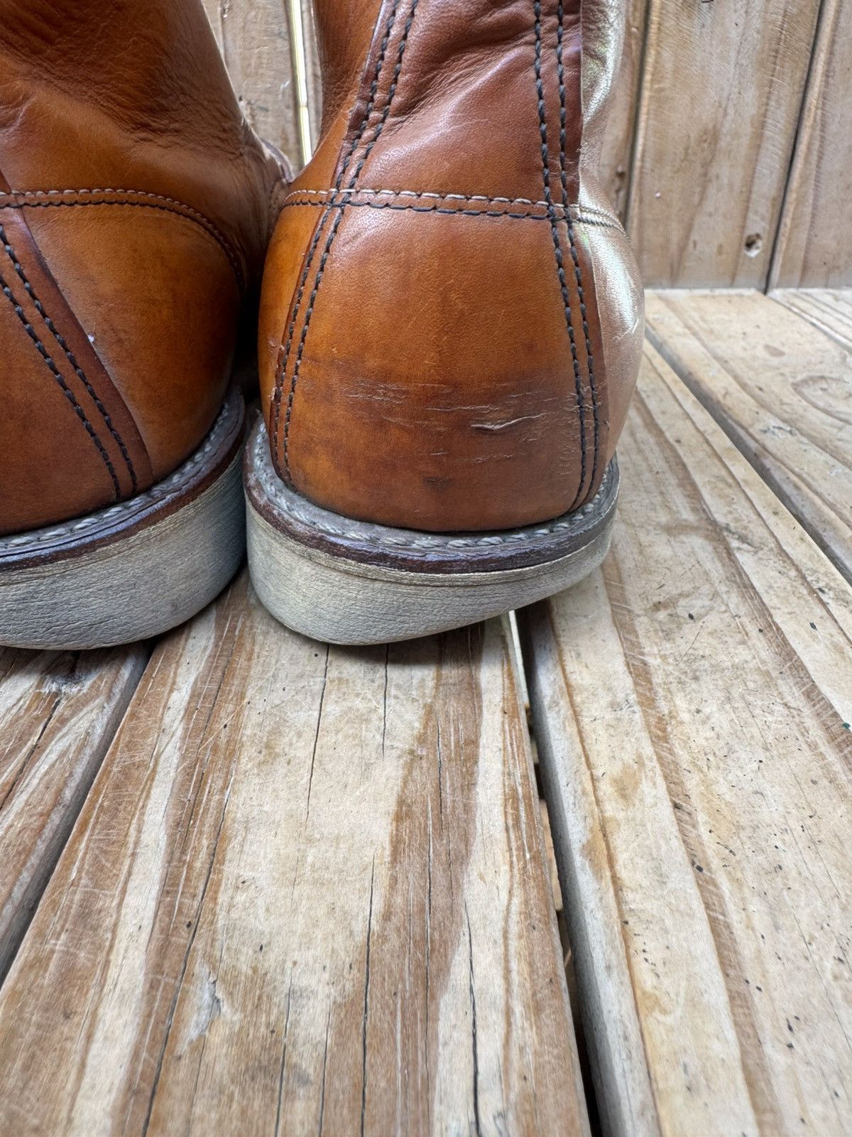 Red Wing Red wing 875 Moc Toe brown leather boots US 8.5 D UK 7.5 Size US 8.5 / EU 41-42 - 7 Thumbnail