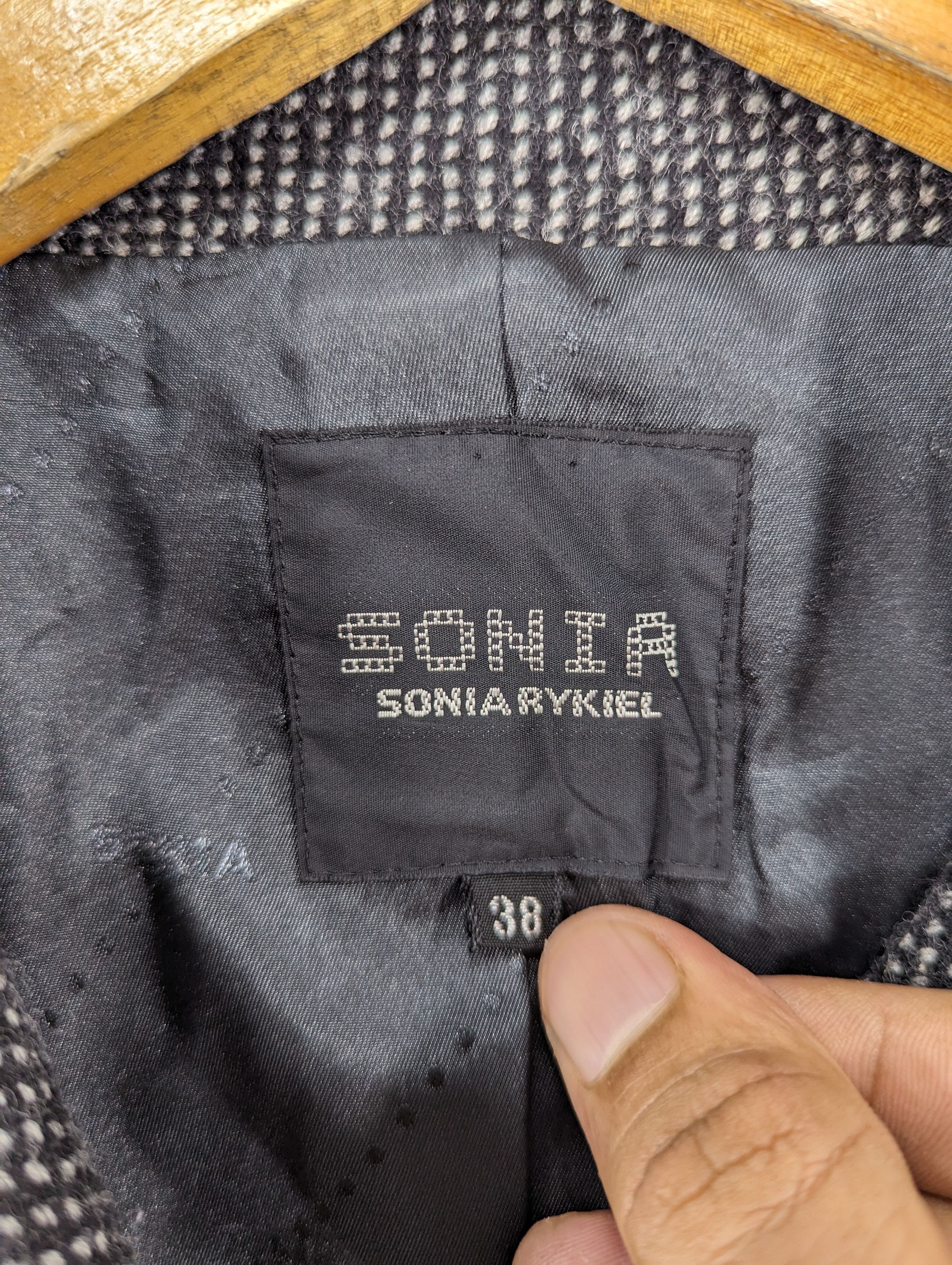 Sonia Rykiel Sonia By Sonia Rykiel Wool Coat Jacket Size XS / US 0-2 / IT 36-38 - 10 Thumbnail