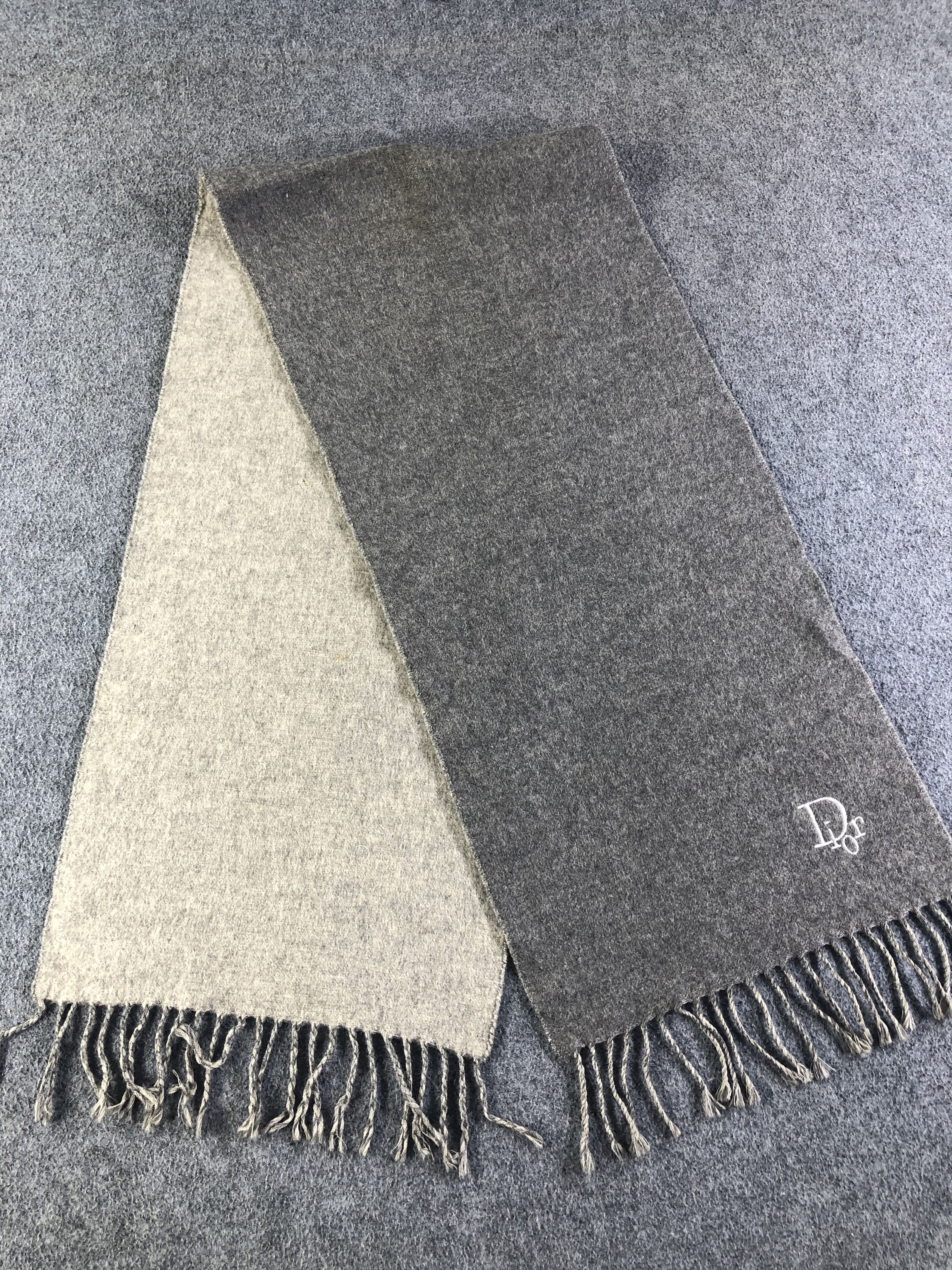Vintage Christian Dior Wool Scarf / Muffler / Neckwear SS1403 Size ONE SIZE - 3 Thumbnail