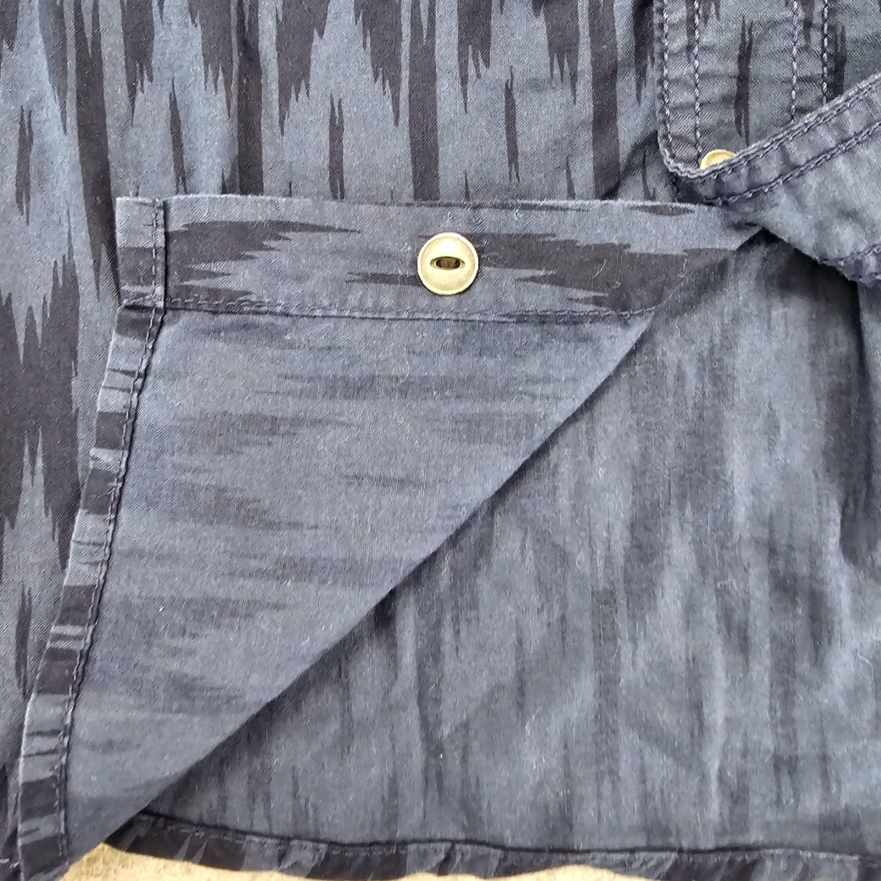 Converse Converse Shirt Mens M Blue Casual Long Sleeve Knit Button Up Pockets Size US M / EU 48-50 / 2 - 5 Thumbnail