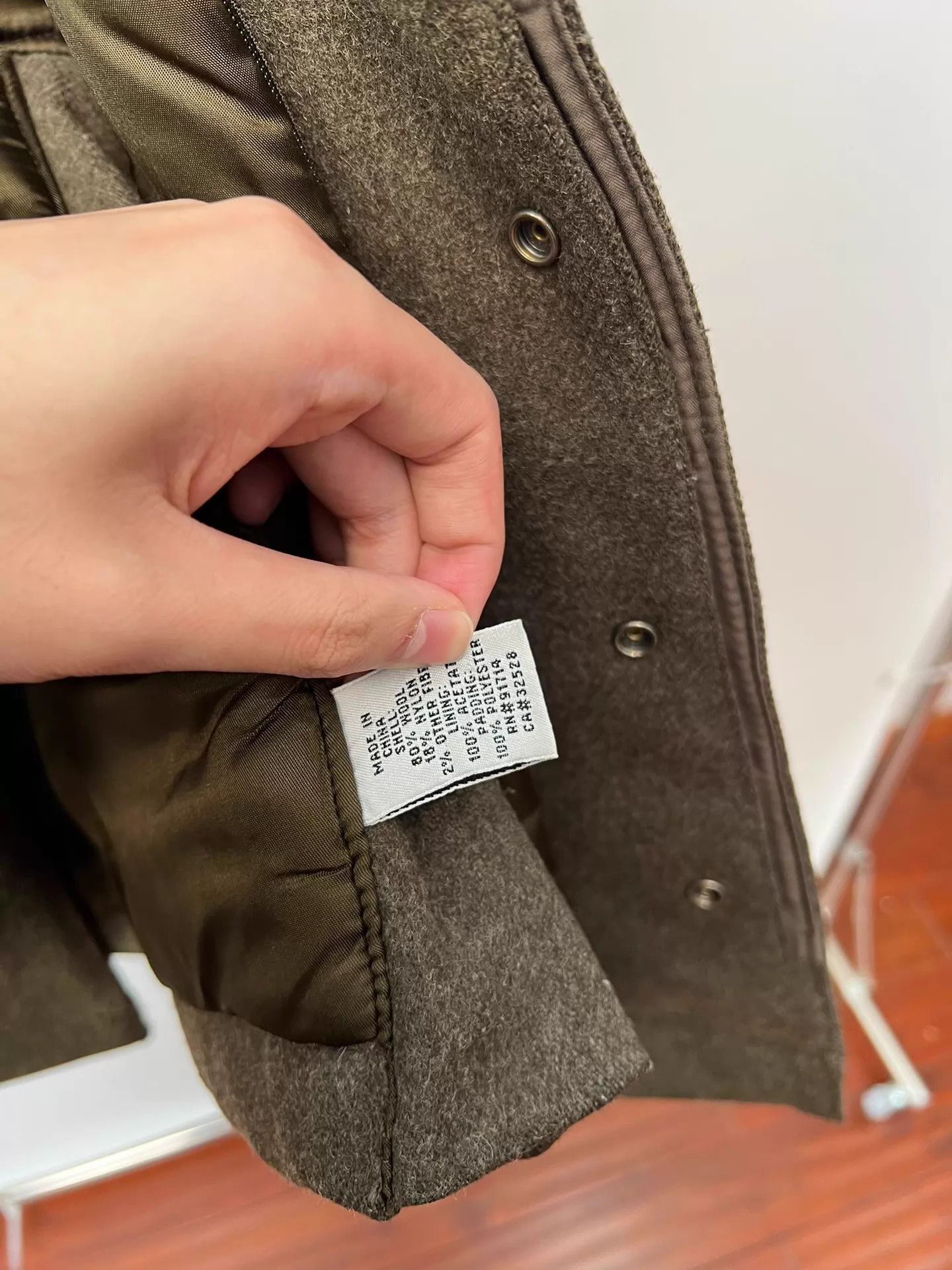 Armani Exchange A|X Olive Green Wool Blend Tailored Jacket Size US L / EU 52-54 / 3 - 8 Thumbnail