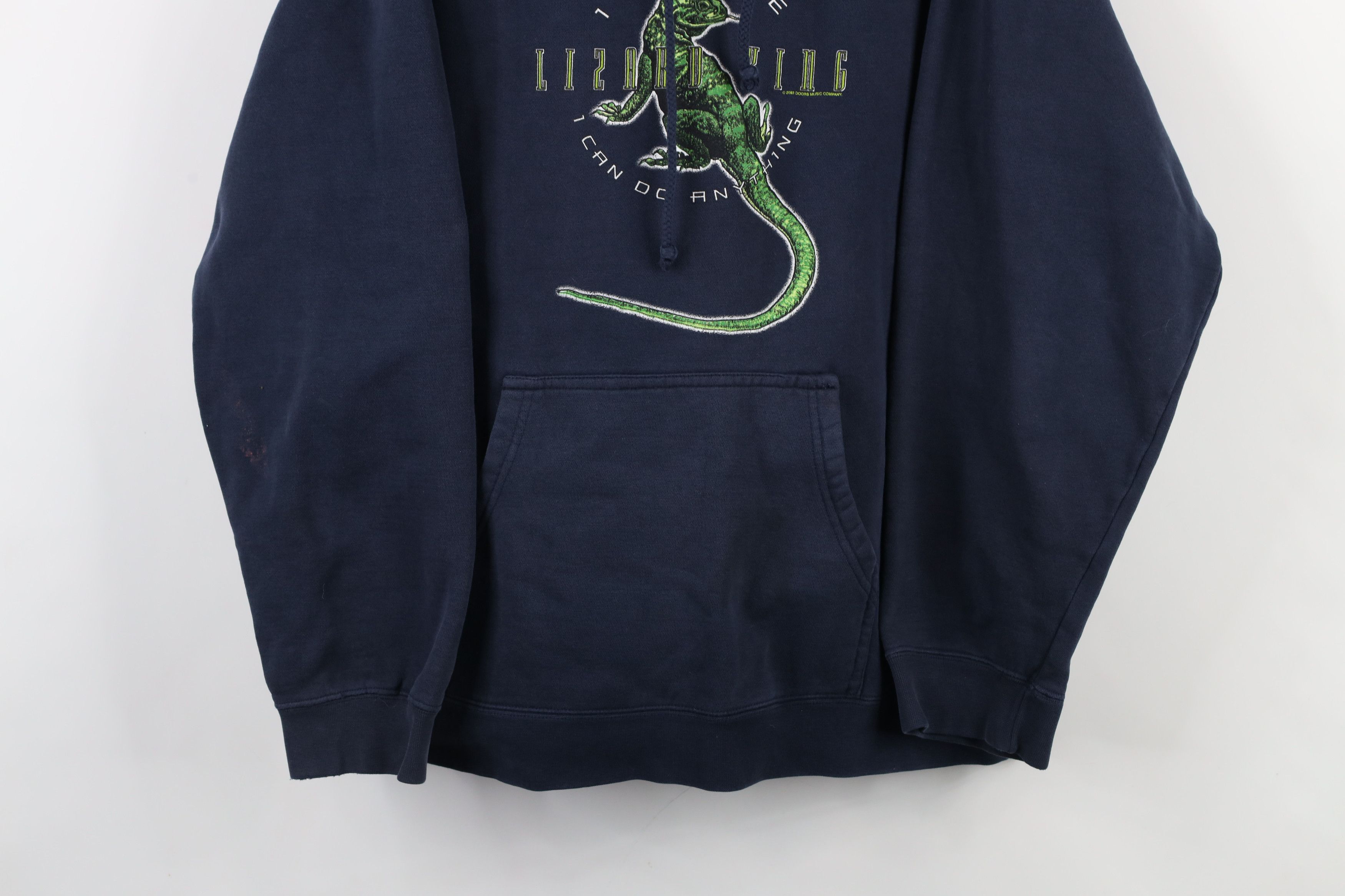 Vintage Vintage Y2K 2003 I Am The Lizard King Jim Morrison Hoodie Size US L / EU 52-54 / 3 - 3 Thumbnail
