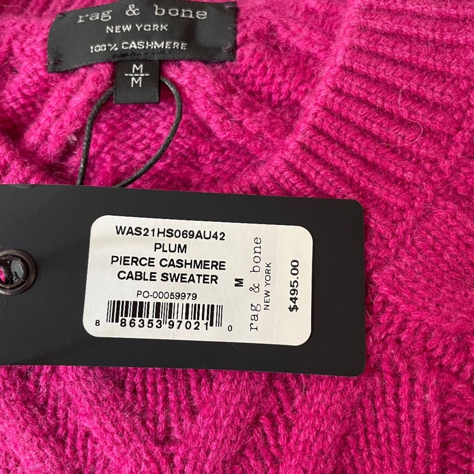 Rag & Bone Cashmere Cable Knit Sweater from Rag&Bone Size S / US 4 / IT 40 - 14 Thumbnail