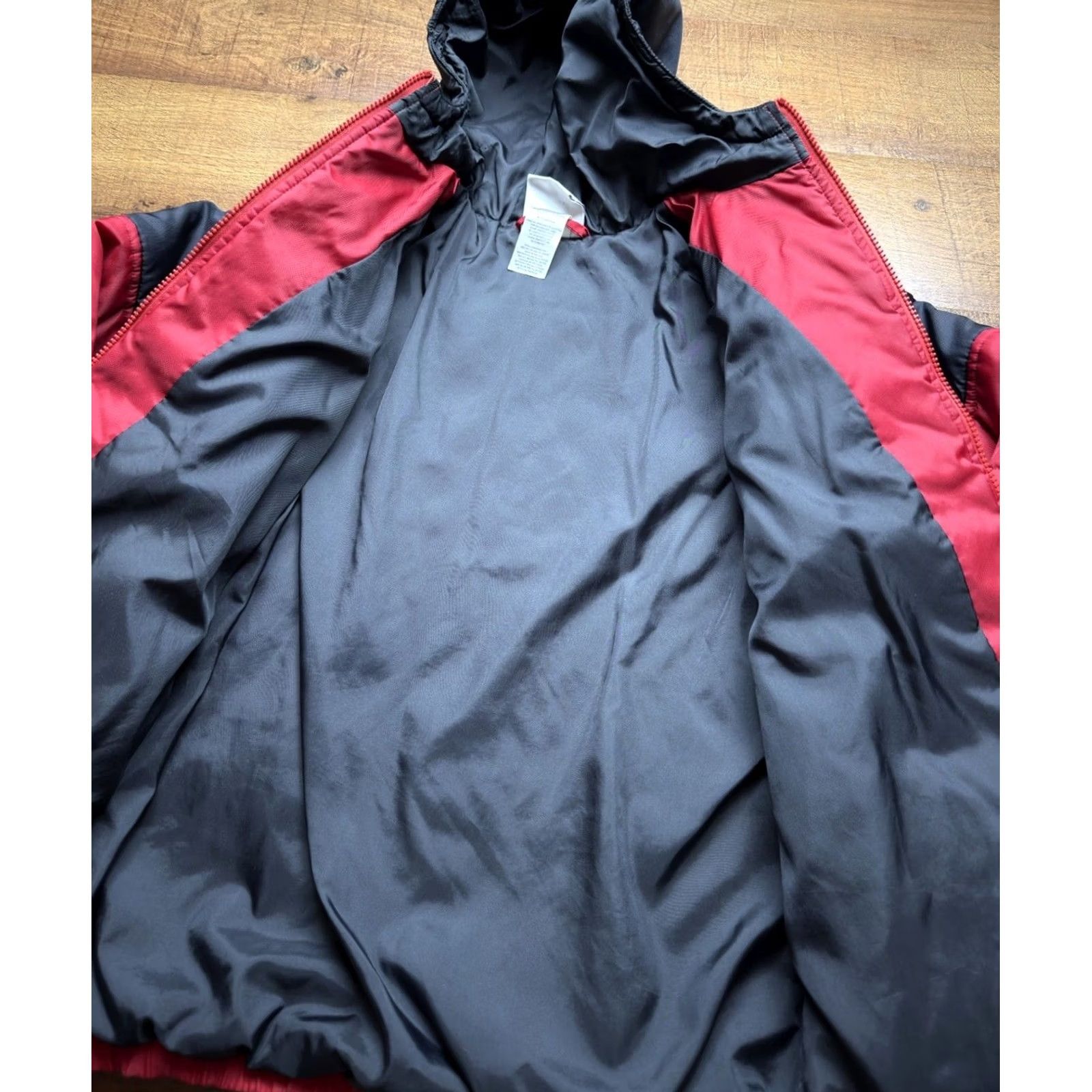 Adidas Vintage Adidas Jacket Mens Large Red / Black Track Puffer Full Zip 90s Size US L / EU 52-54 / 3 - 6 Thumbnail