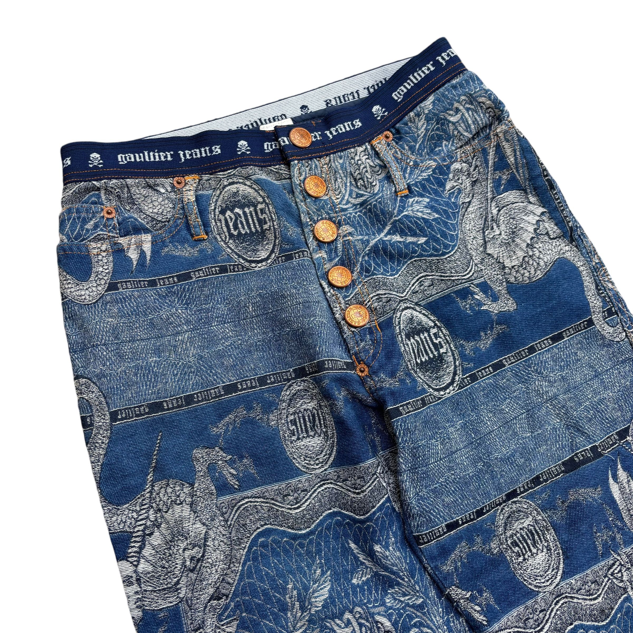 Jean Paul Gaultier FW 95 Jean Paul Gaultier Dragon Tattoo Pants Size US 28 / EU 44 - 10 Thumbnail
