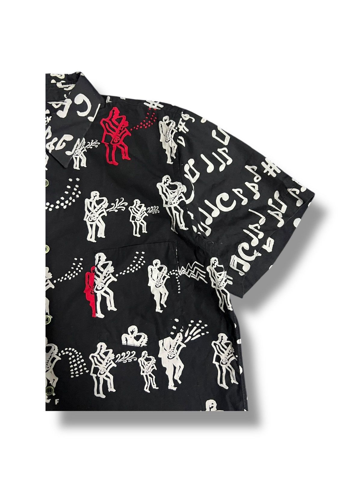 Comme des Garcons Black BLACK COMME des GARÇONS Short Sleeve Shirt Button Up Size US M / EU 48-50 / 2 - 8 Thumbnail