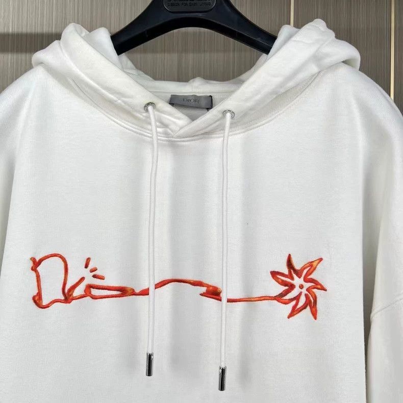 Dior Dior Embroidered Letter Hoodie-2506 Size US XL / EU 56 / 4 - 3 Thumbnail