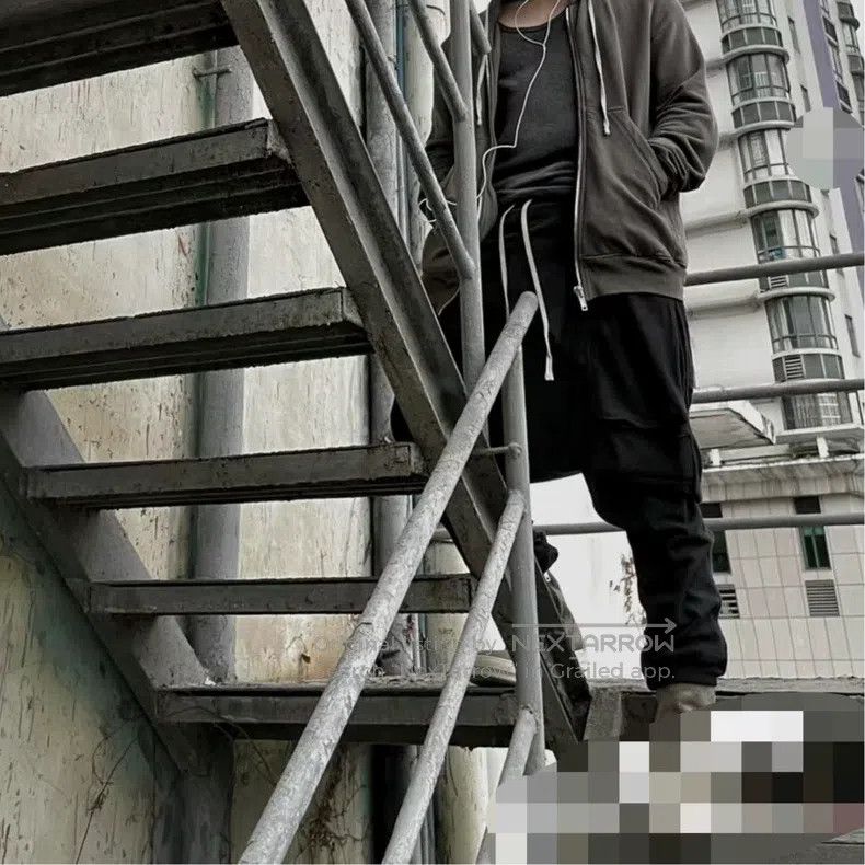 Rick Owens RICK OWENS size S Black Camouflage Multi-Pocket Drop Crotc Size US 27 - 5 Thumbnail