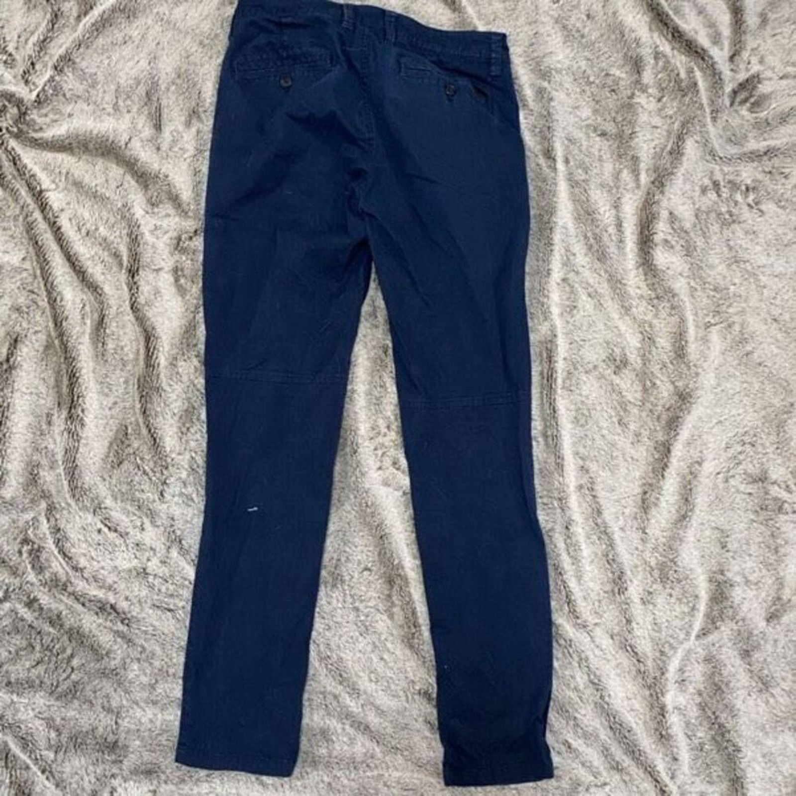 Armani Exchange Armani Exchange Slim Fit Blue Dress Trousers | Sz 32 Size US 32 / EU 48 - 3 Thumbnail