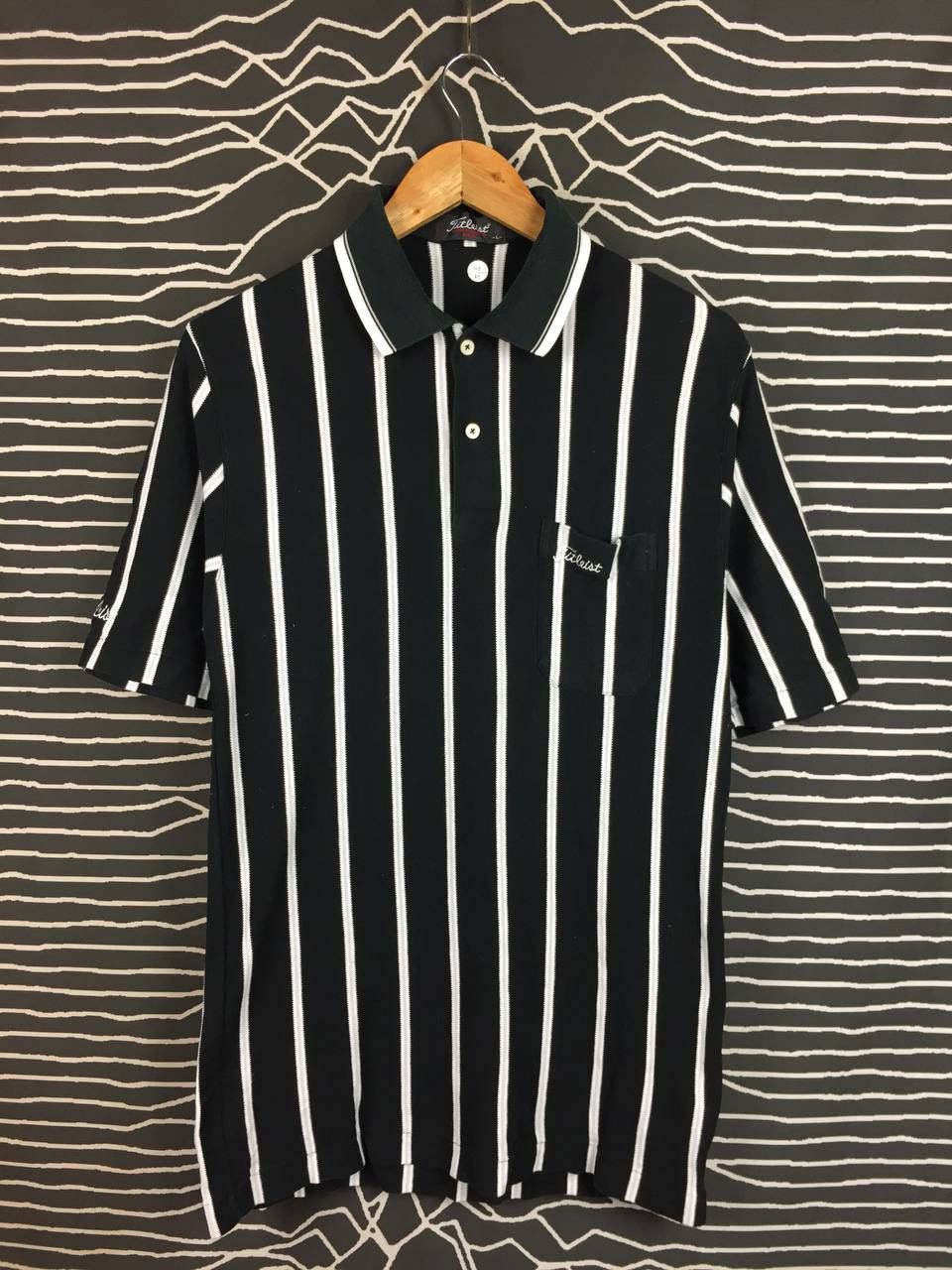 Titleist Vtg 90s Retro Titleist Golf Striped Pocket Polo Shirt Size US S / EU 44-46 / 1 - 1 Thumbnail