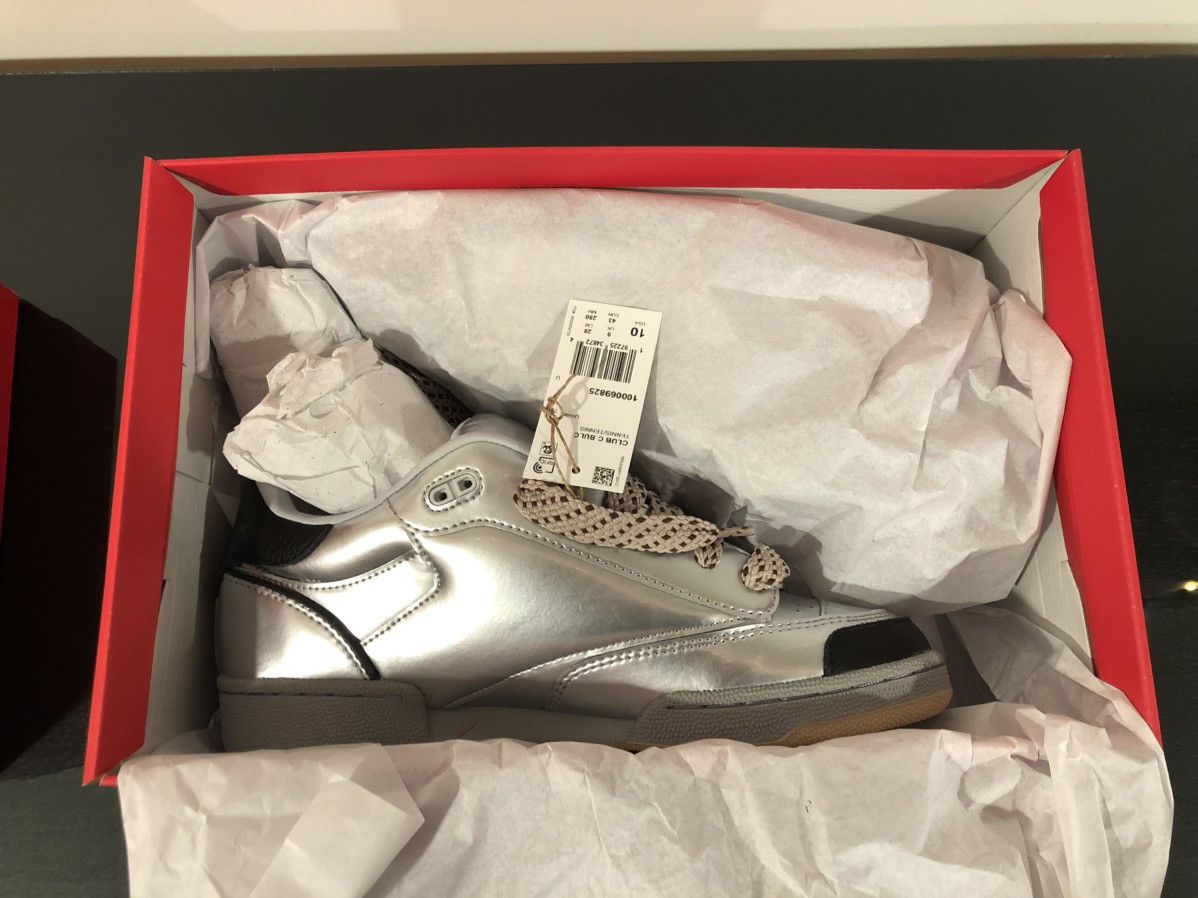 Dime × Reebok Reebok DIME x Club C Bulc 'Metallic Silver' 100069825 Size US 10 / EU 43 - 8 Thumbnail