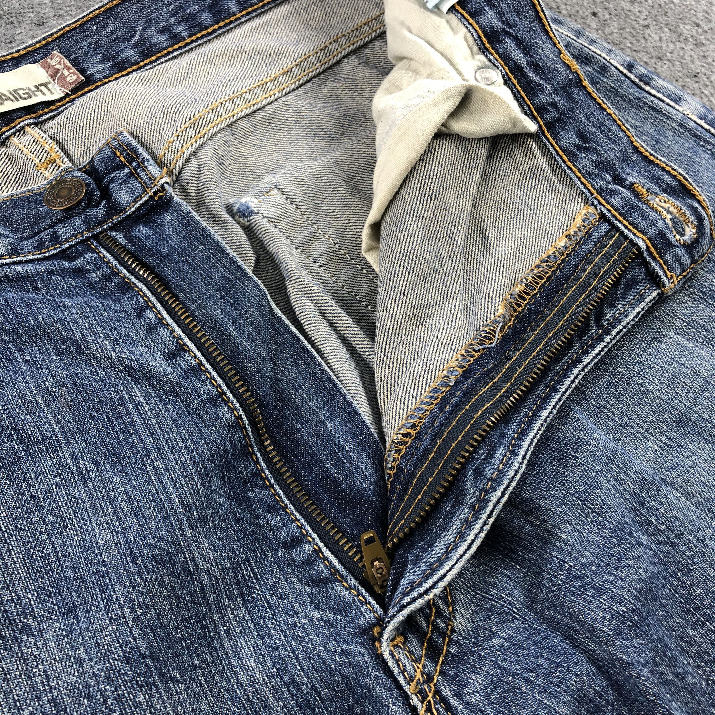 Levi's Vintage Blue Wash Levis 569 Jeans-J1488 Size US 36 / EU 52 - 8 Thumbnail