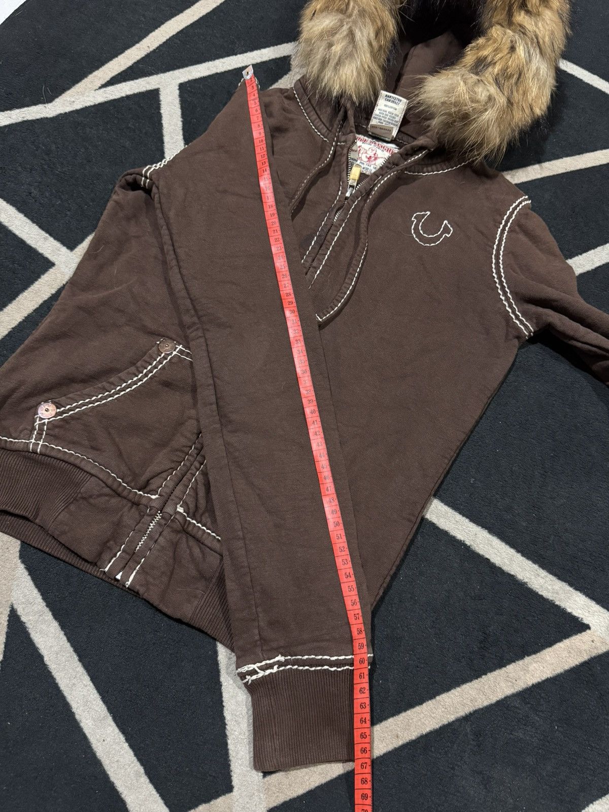 True Religion True Religion Fur Hoodie Size US XS / EU 42 / 0 - 6 Thumbnail
