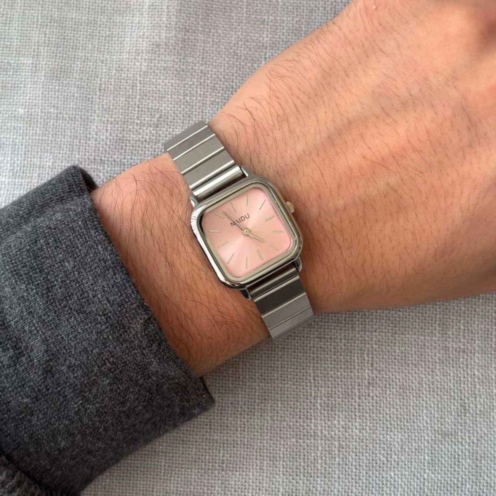 Other Elegant silver style watch classic MENS2 Size ONE SIZE - 5 Thumbnail