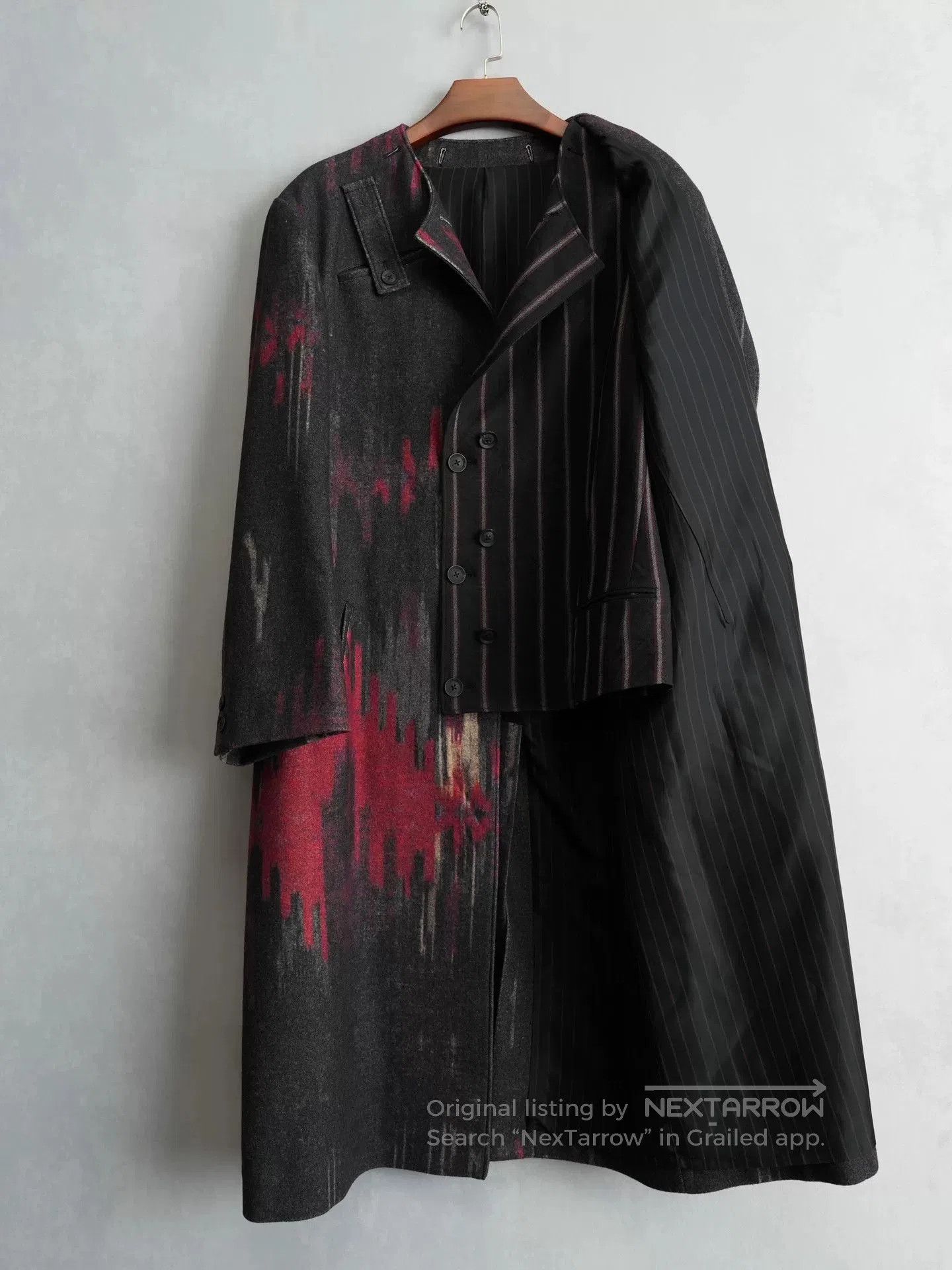 Yohji Yamamoto Yohji Yamamoto 23AW Unique Coat. Size US M / EU 48-50 / 2 - 4 Thumbnail