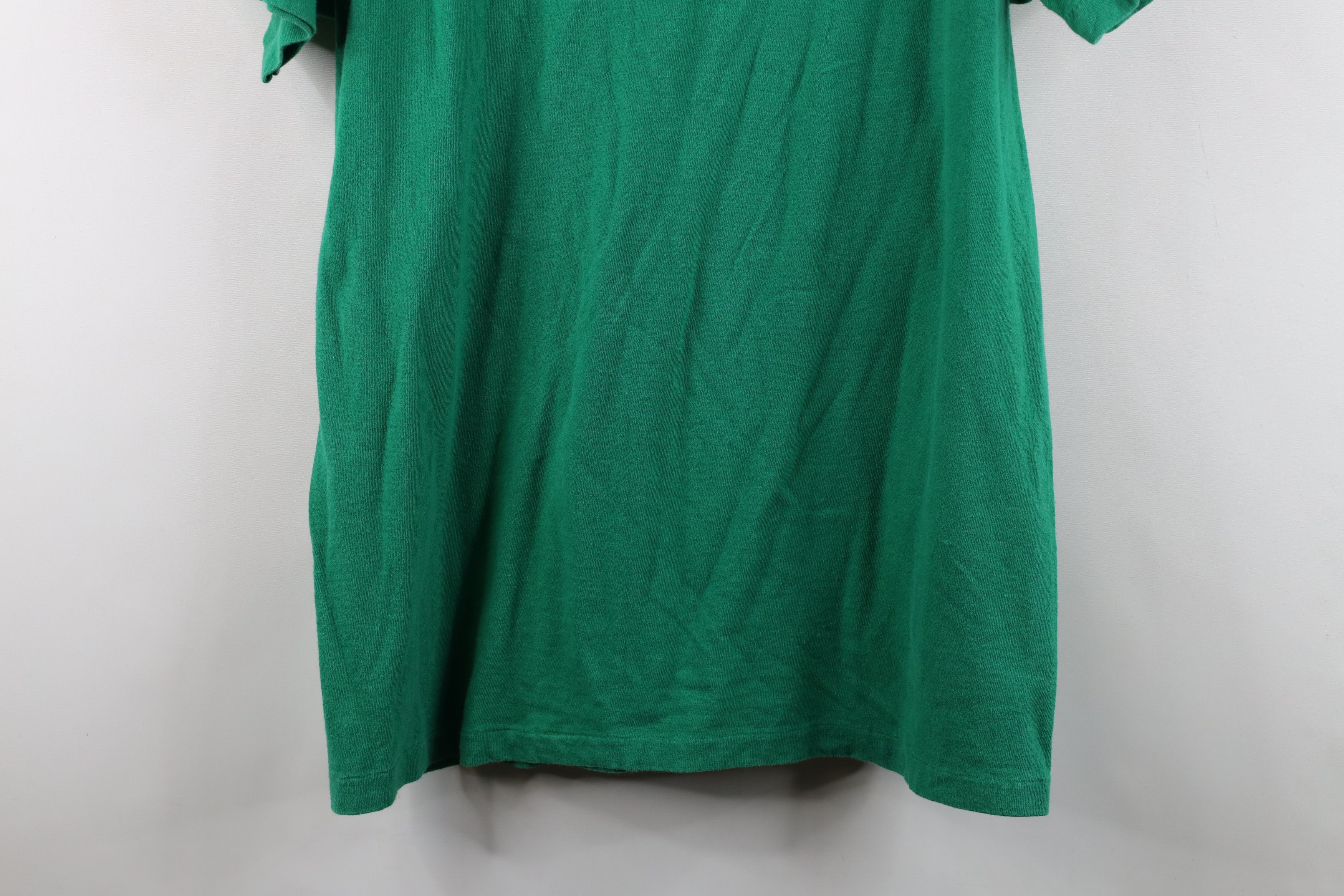 Vintage Vintage 90s Streetwear Blank Heavyweight Cotton T-Shirt USA Size US L / EU 52-54 / 3 - 11 Thumbnail