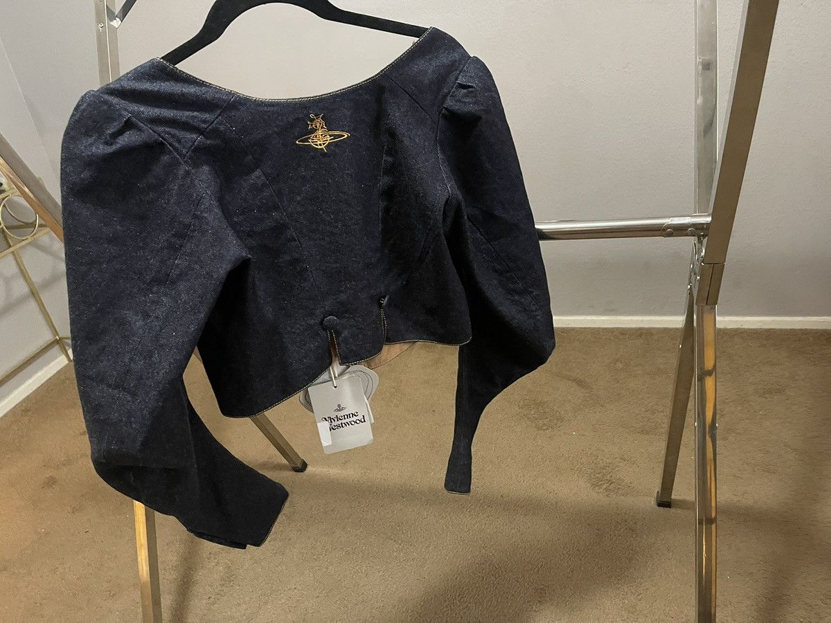 Vivienne Westwood Navy Spencer Jacket (bustier/corset) Size M / US 6-8 / IT 42-44 - 21 Thumbnail