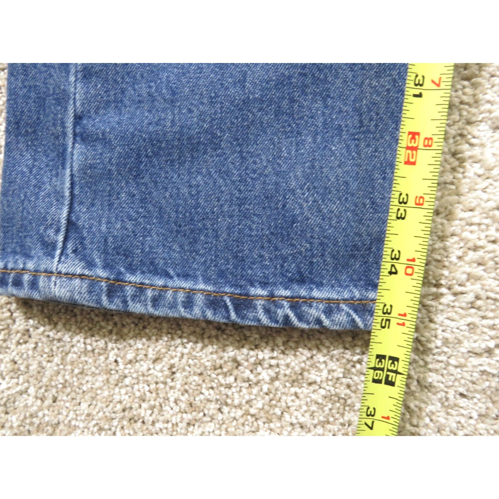 Levi's VTG Levi's 505 Jeans Denim Straight Leg Regular Fit 36X35 Men's Blue Pants Reg Zip 5-Pocket Design Size US 36 / EU 52 - 4 Thumbnail