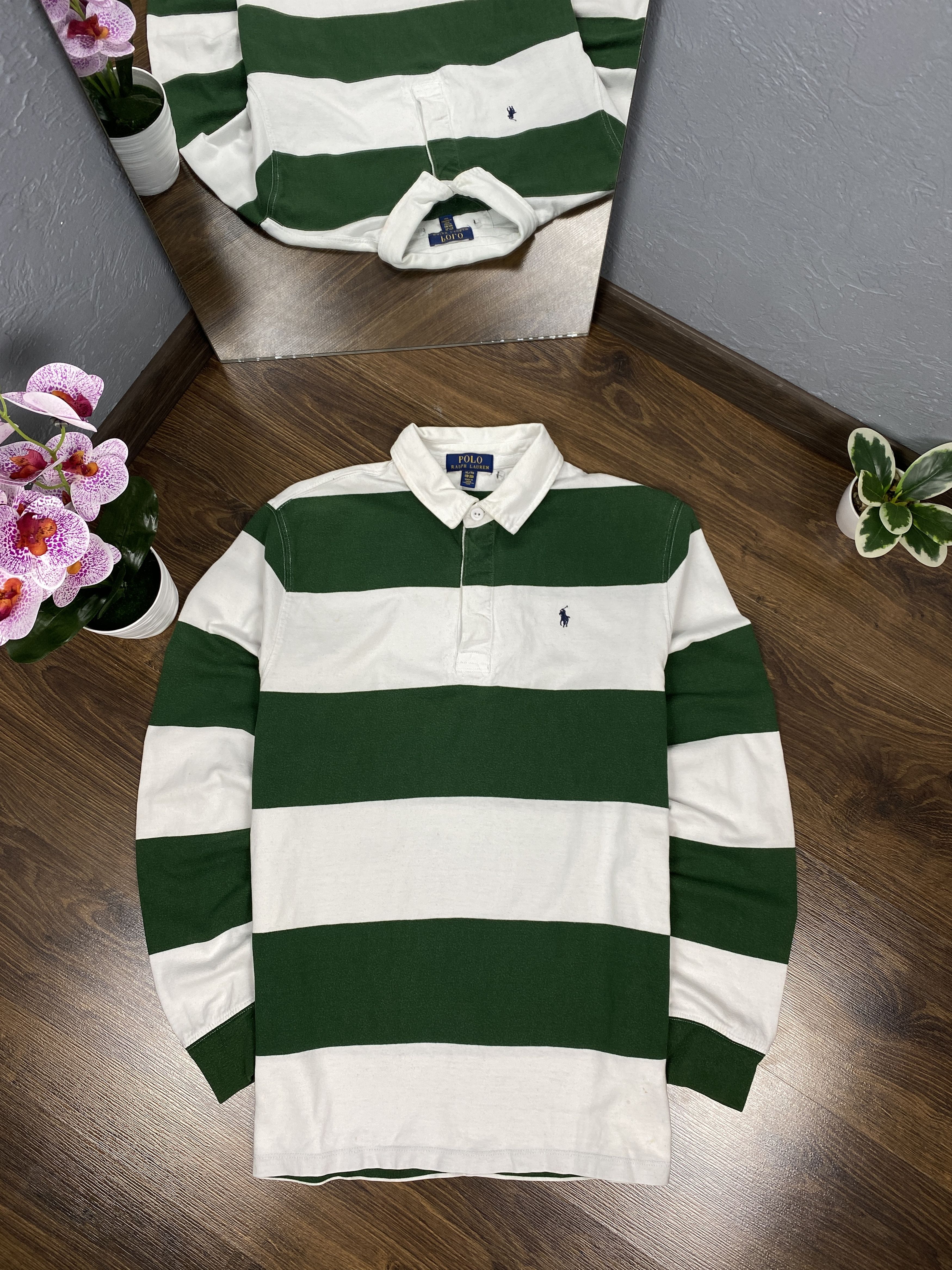 Polo Ralph Lauren Polo Ralph Lauren vintage rugby long sleeve polo shirt Size US S / EU 44-46 / 1 - 1 Thumbnail