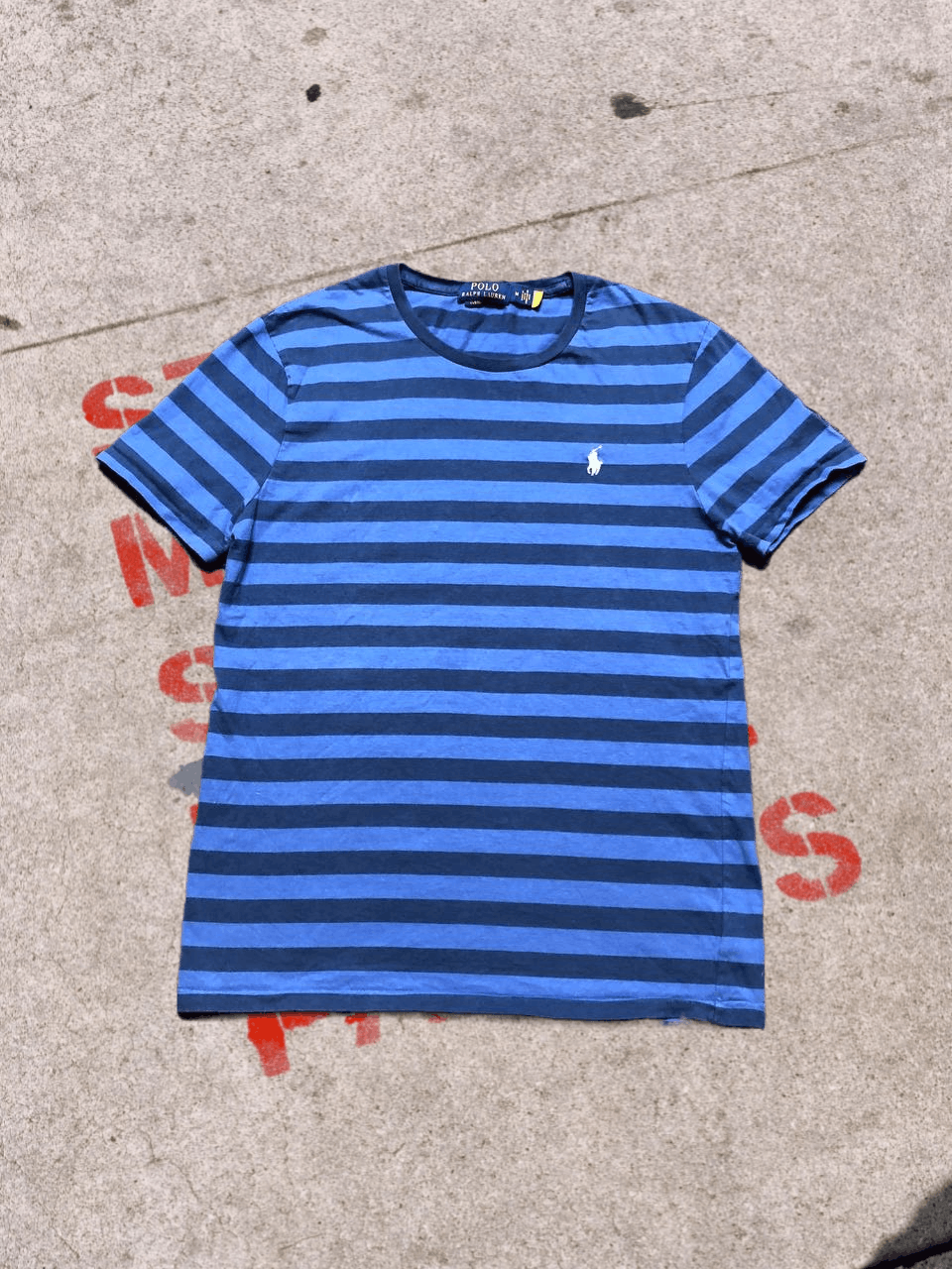 Polo Ralph Lauren Vintage POLO RALPH LAUREN Logo T Shirt STRIPED Size US M / EU 48-50 / 2 - 1 Thumbnail