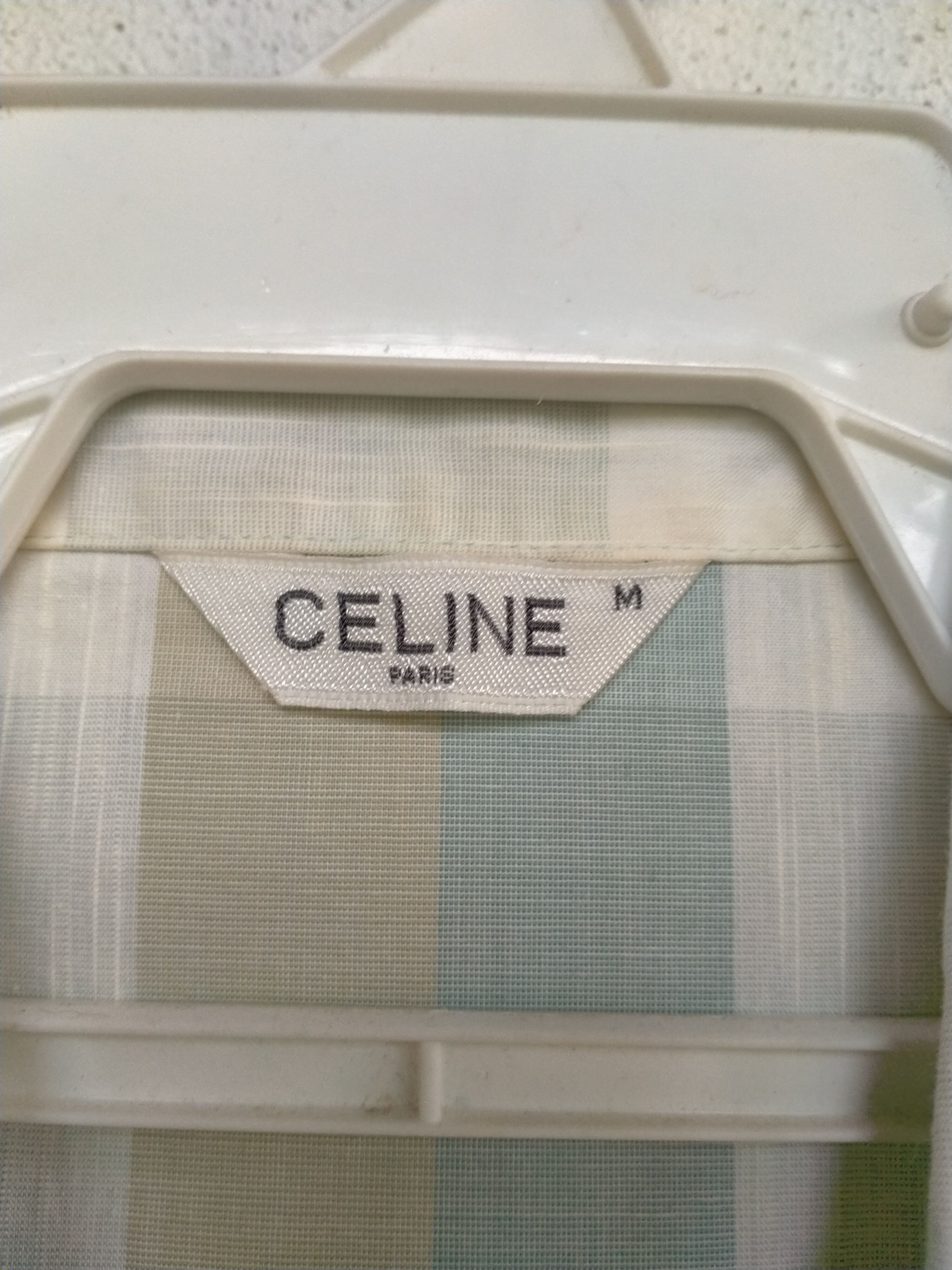 Celine Vintage Celine Pajama shirts Size US M / EU 48-50 / 2 - 3 Thumbnail