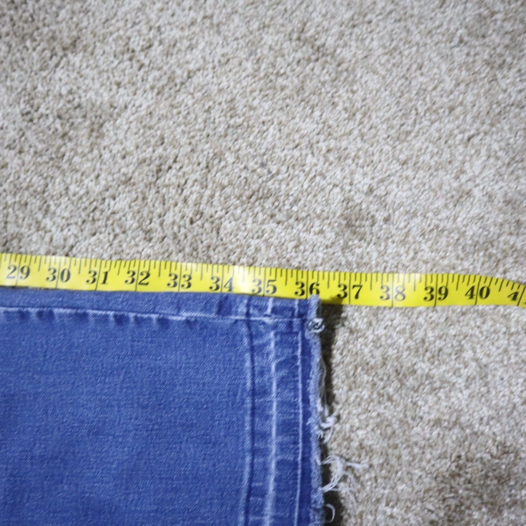 Denime New Directions Jeans Denim Skinny Blue Adult Women Size 14R Regular - Color Blue, Belt Loops, Zip, Cotton Blend, Medium Wash (Pants) Womens Size 36" / US 14 / IT 50 - 7 Thumbnail