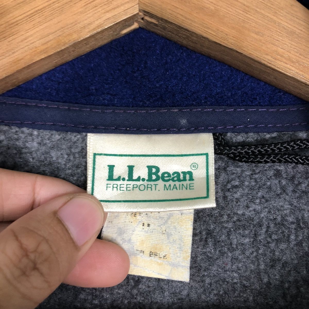 Japanese Brand 🔥Vintage Bomber Jacket Fleece L.L.Bean Freeport Maine Size US M / EU 48-50 / 2 - 18 Thumbnail
