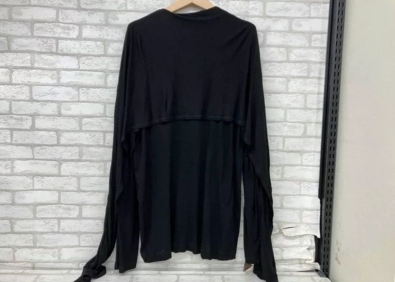Yohji Yamamoto Yohji Yamamoto Black Cardigan Textured Rayon shirt Size US L / EU 52-54 / 3 - 2 Thumbnail