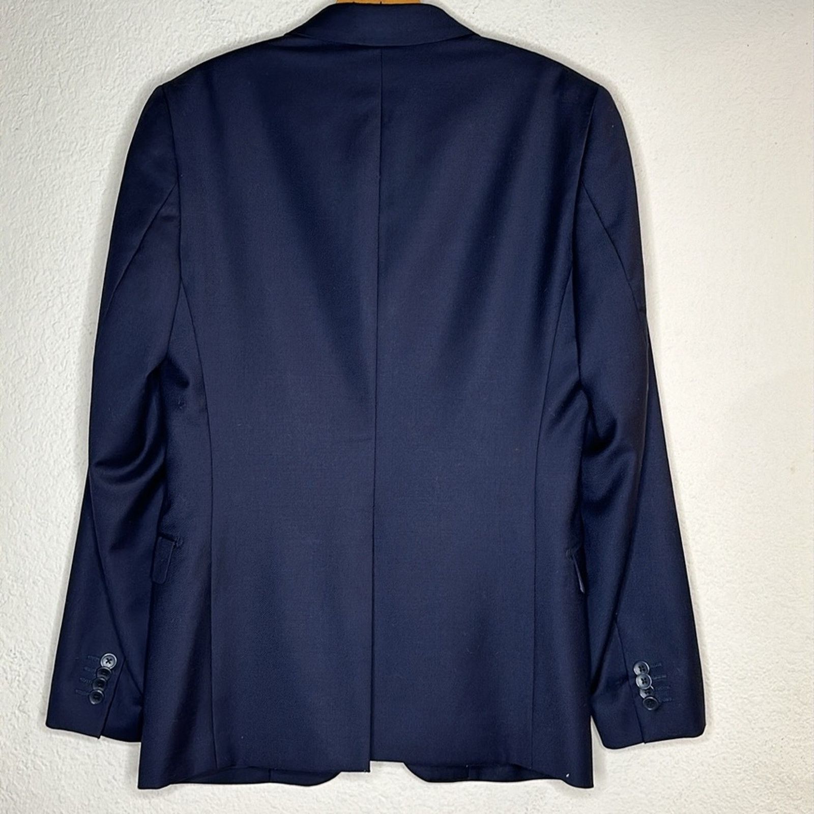 Theory NEW Theory Xylo Regular Fit 100% Wool Sport Coat Blue 36R Size 36R - 6 Thumbnail