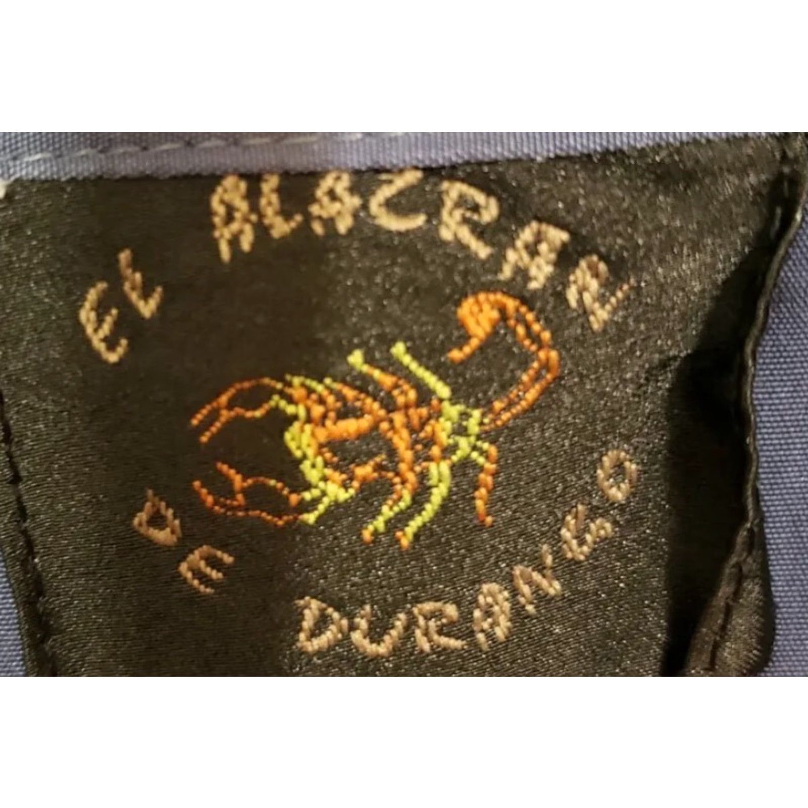 Durango VINTAGE El Alacran De Durango Button-Up Shirt Western Cowboy Long Sleeve Blue Mens XL Size US XL / EU 56 / 4 - 5 Thumbnail