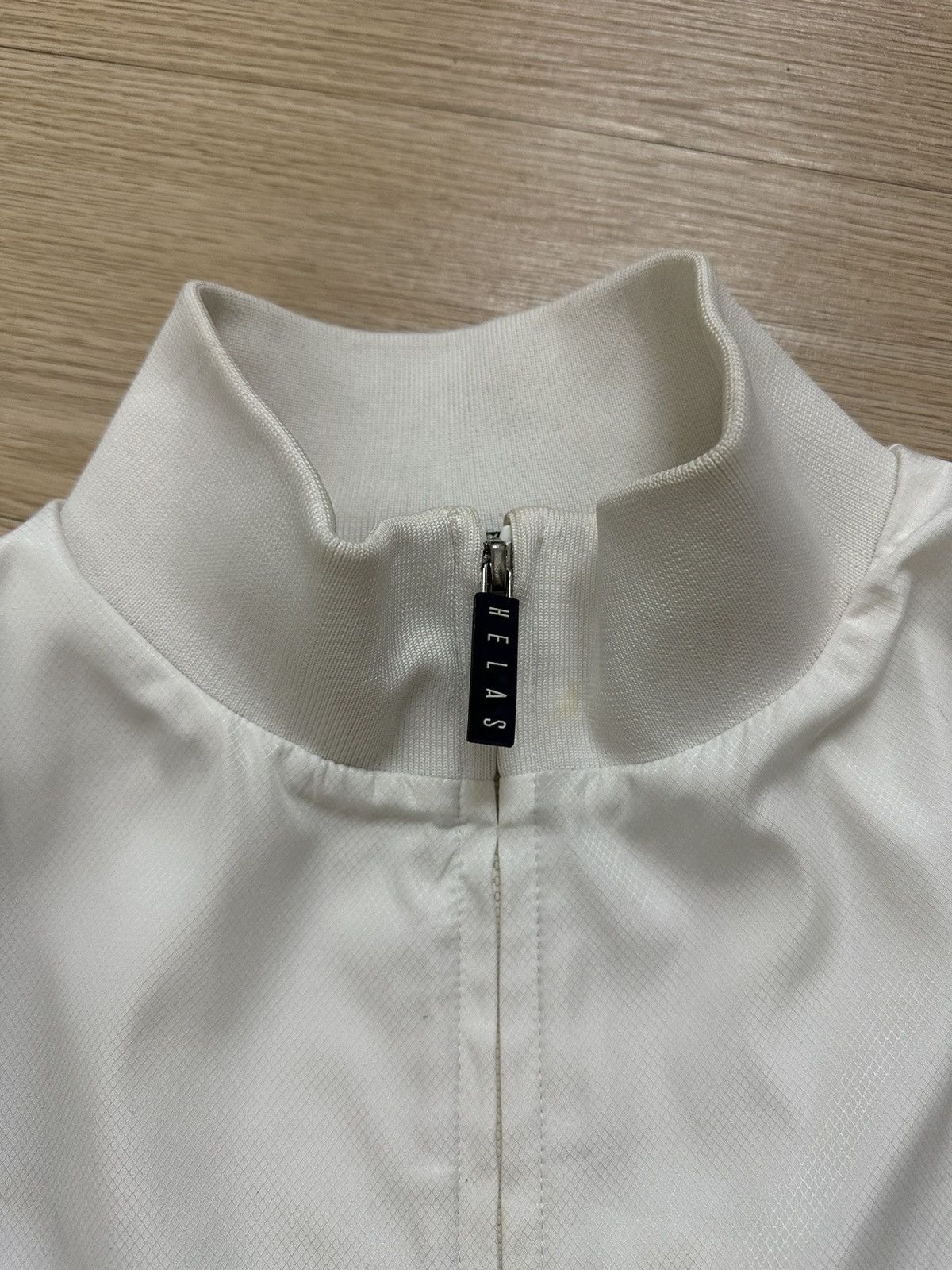 Helas × Think Skateboards Helas Turbo Tracksuit Jacket White Vintage Retro Design Size US L / EU 52-54 / 3 - 4 Thumbnail