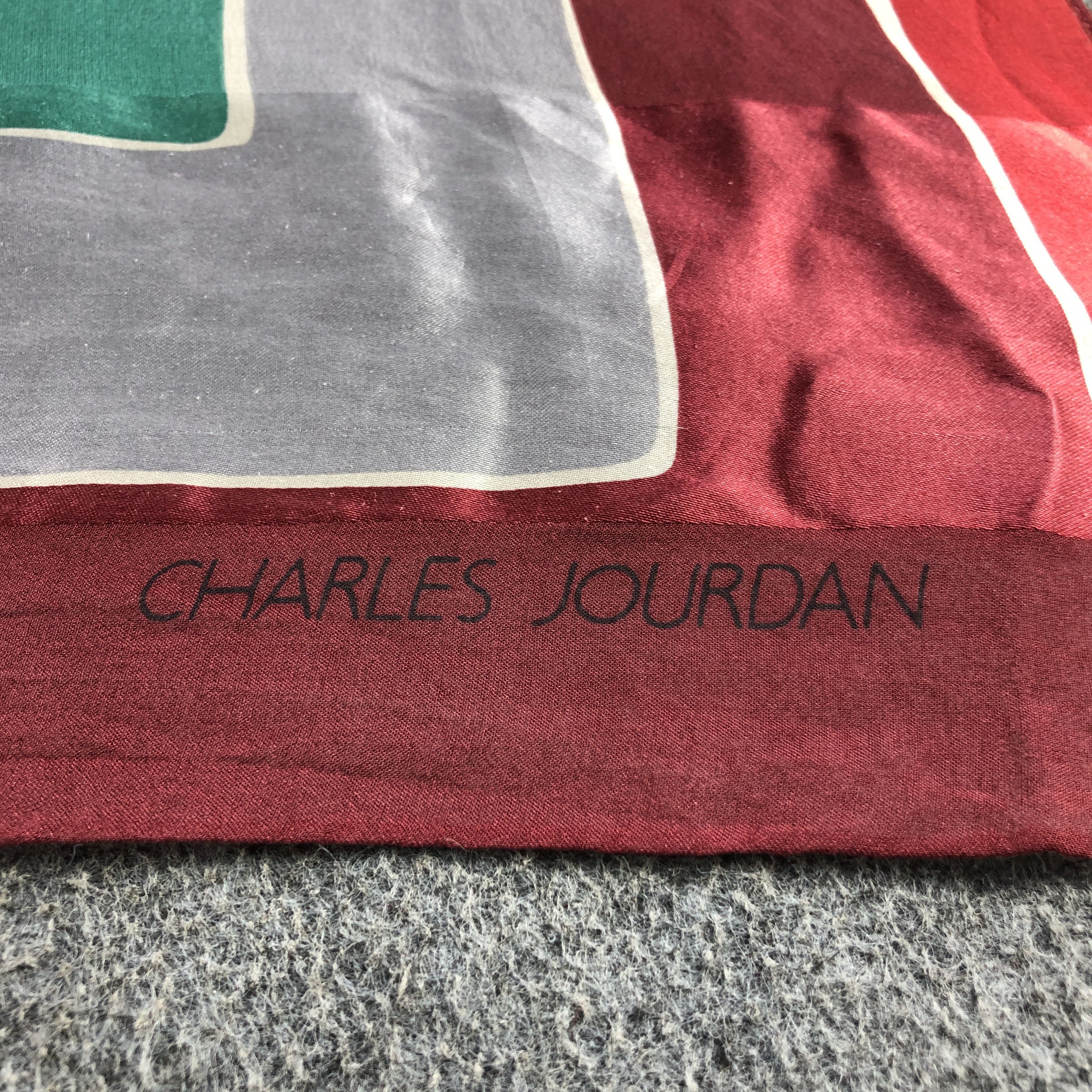 Charles Jourdan Charles Jourdan Abstract Silk Scarf M1115 Size ONE SIZE - 4 Thumbnail