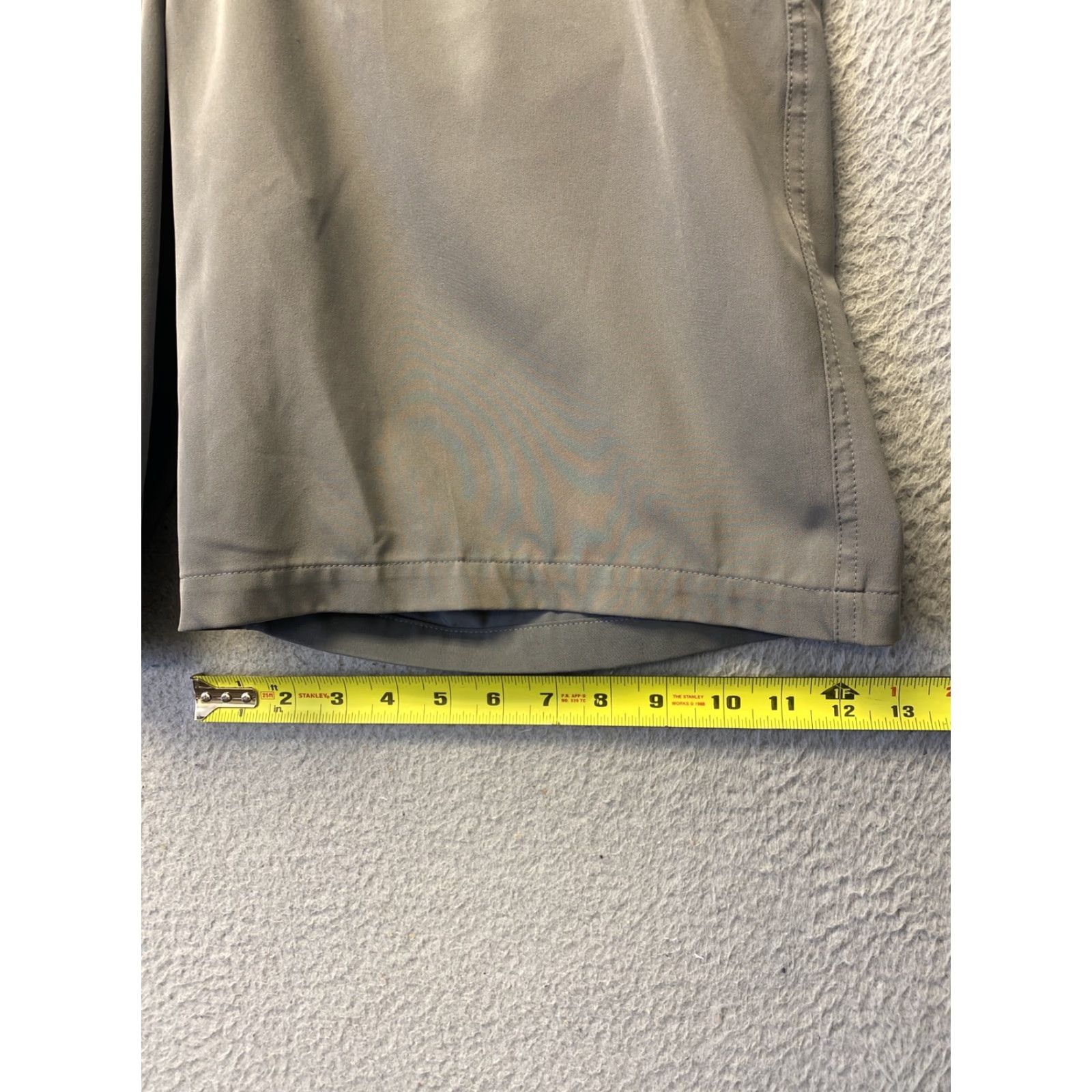 Nike Men’s Nike Golf Dri-Fit Shorts 36 Gray Logo Flat Front Waist Mens Size US 36 / EU 52 - 4 Thumbnail
