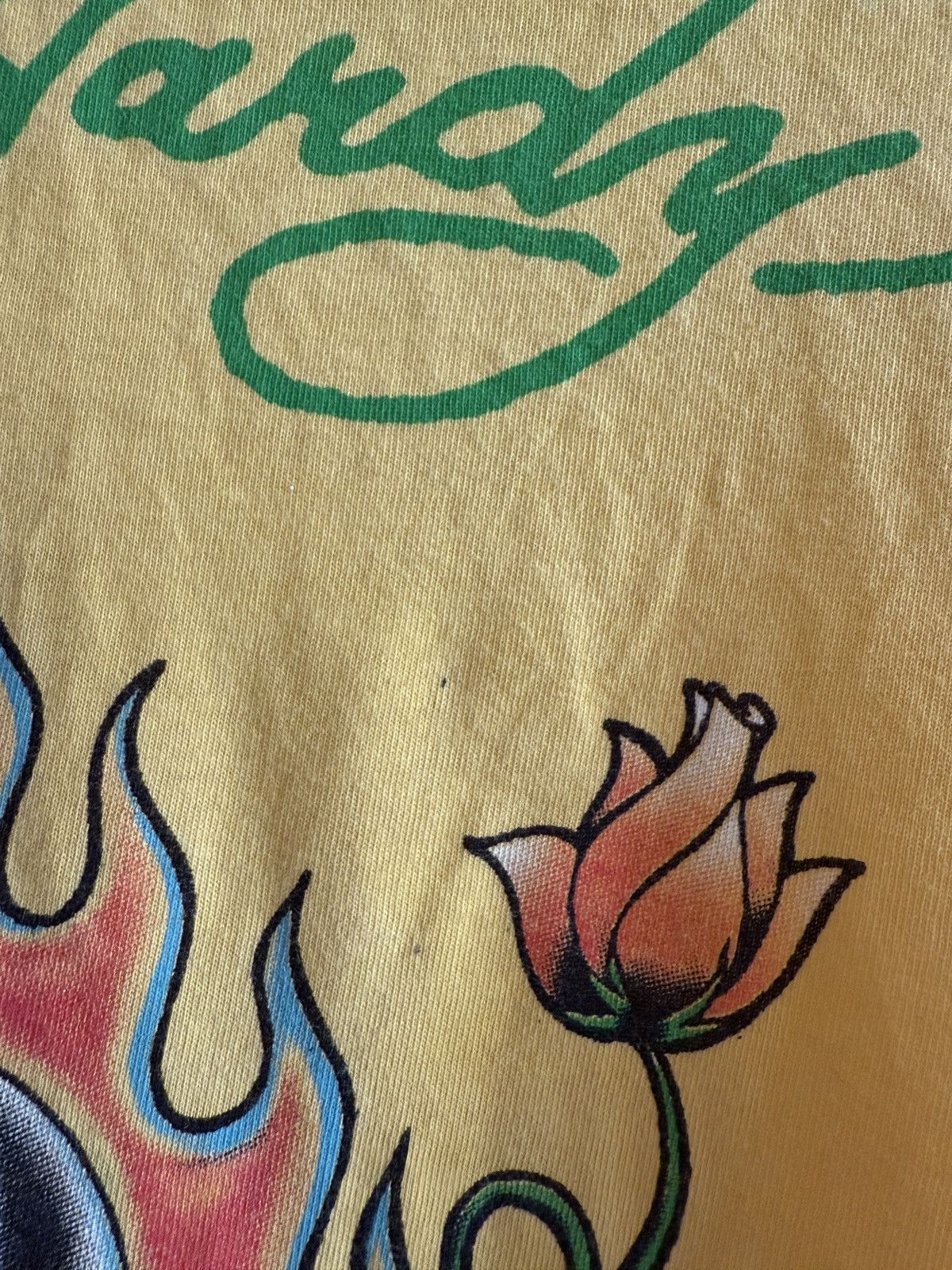 Ed Hardy Vintage Ed Hardy Womens T-Shirt Skull Flame Graphic Top Y2K Size S / US 4 / IT 40 - 14 Thumbnail