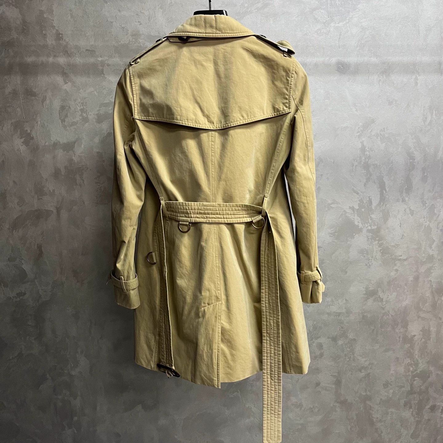 Burberry Burberry Khaki Trench Square Logo Women's 8 Size XS / US 0-2 / IT 36-38 - 2 Thumbnail