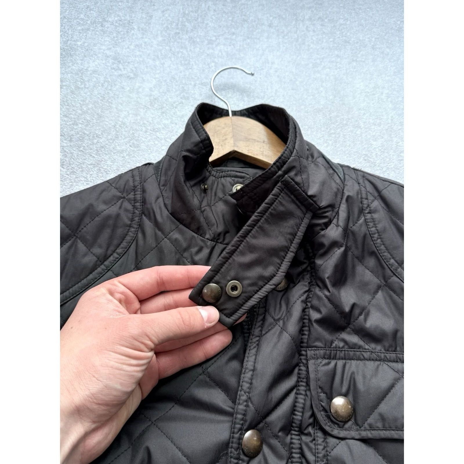 Polo Ralph Lauren VINTAGE Polo Ralph Lauren Quilted Jacket Pocket Luxury Men’s Black Size S Jacket Men Black 90s Ralph Lauren Quilted Logo Zipper Size US S / EU 44-46 / 1 - 7 Thumbnail