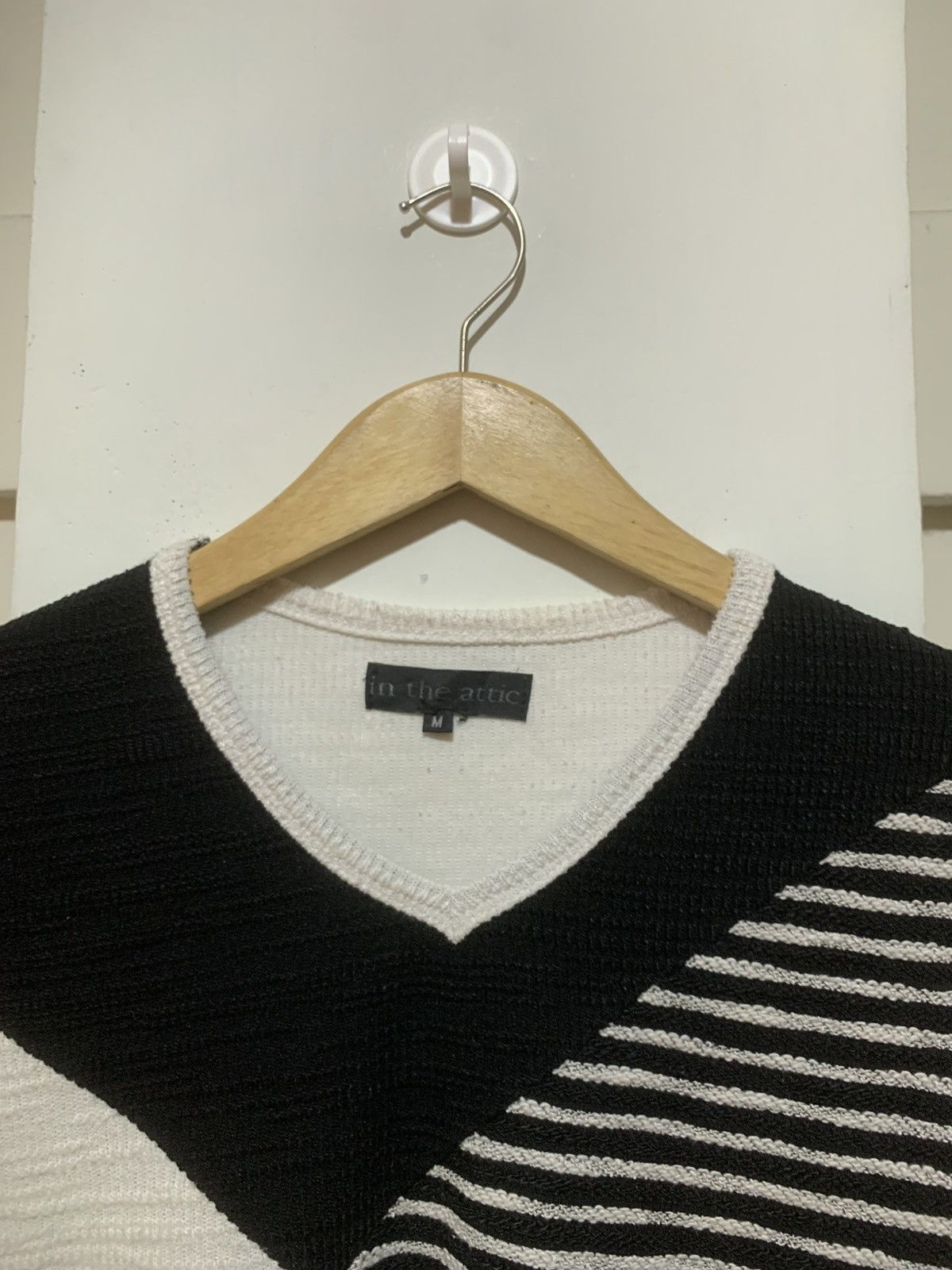 Hysteric Glamour × Undercover Vintage In the Attic Punk Wool Longsleeve Tee Shirt Size US M / EU 48-50 / 2 - 8 Thumbnail