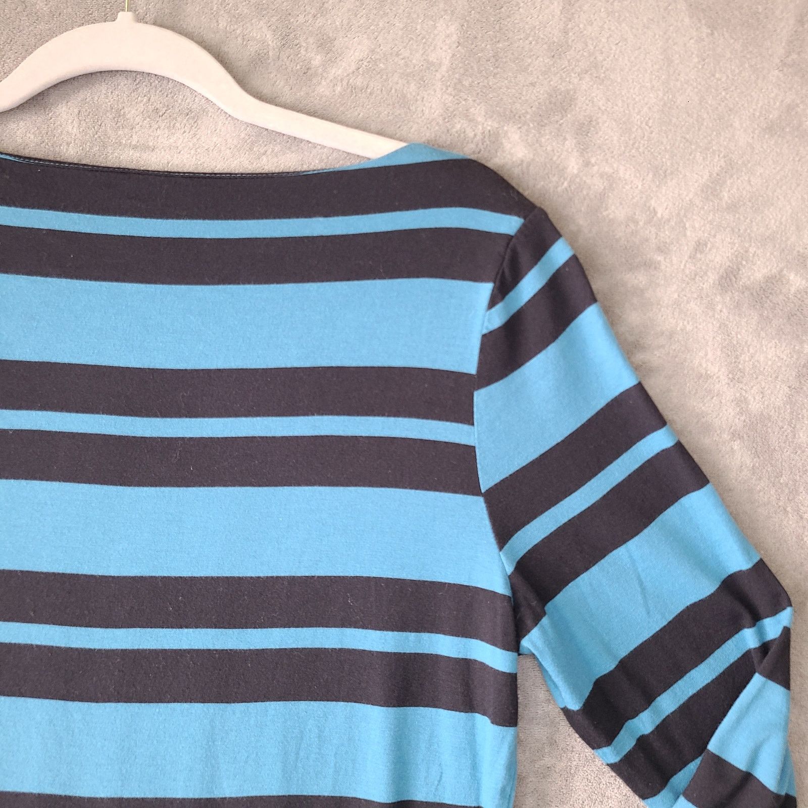 L.L. Bean LL Bean Signature Striped Shirt M Blue/Black Size M / US 6-8 / IT 42-44 - 12 Thumbnail