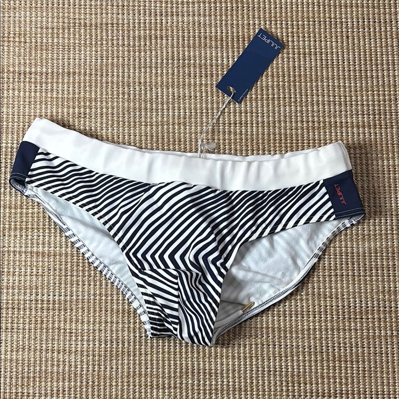 Other NWT Julipet Men's Black and White Swim Trunks Size L Size US 36 / EU 52 - 2 Thumbnail