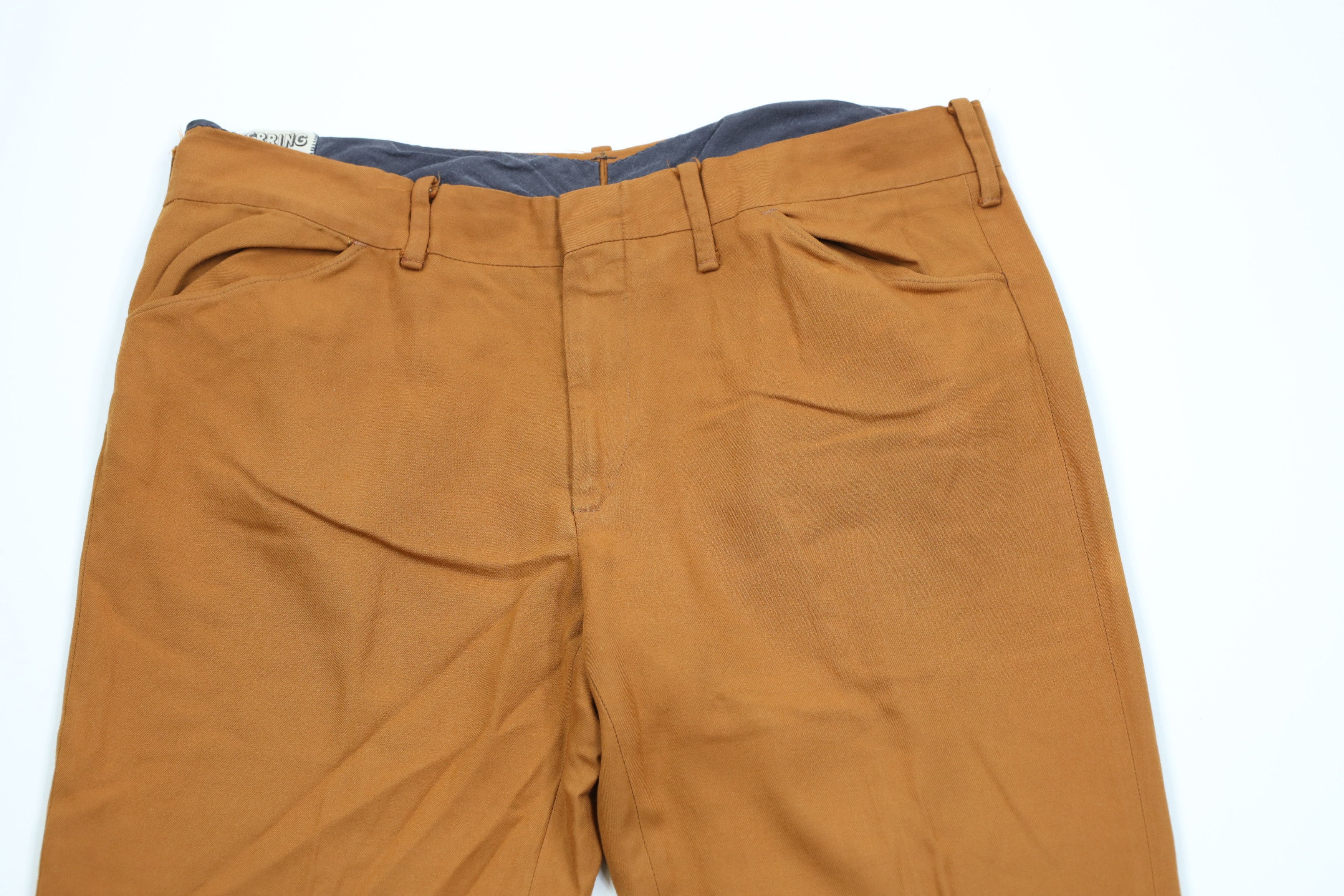 Vintage Vintage 50s 60s Streetwear Gabardine Wide Leg Chino Pants Size US 36 / EU 52 - 2 Thumbnail