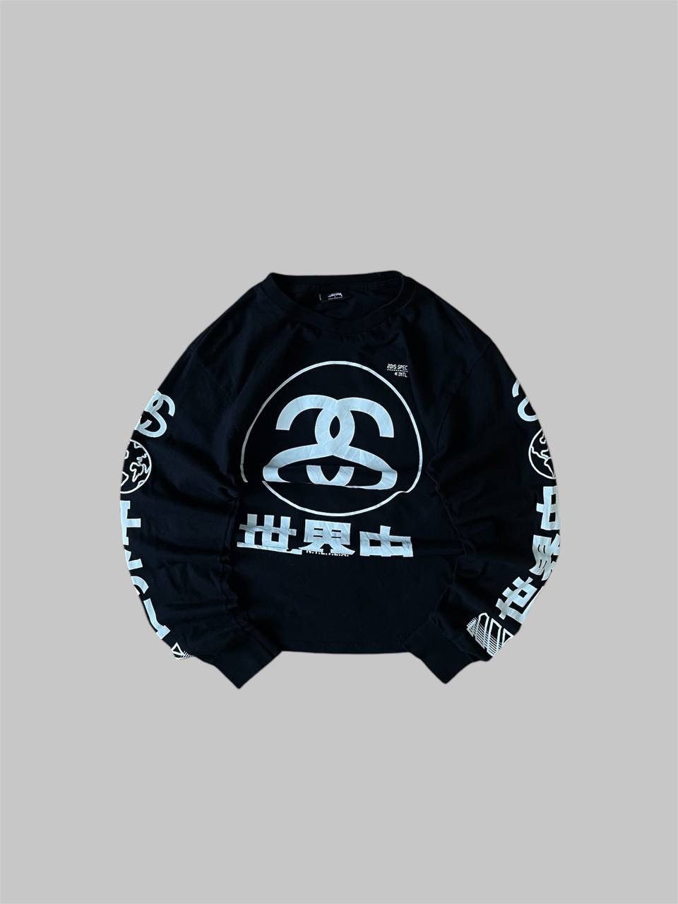 Stussy 00s Stussy Vintage Big Logo Streetwear Longsleeve Tee Size US S / EU 44-46 / 1 - 1 Thumbnail