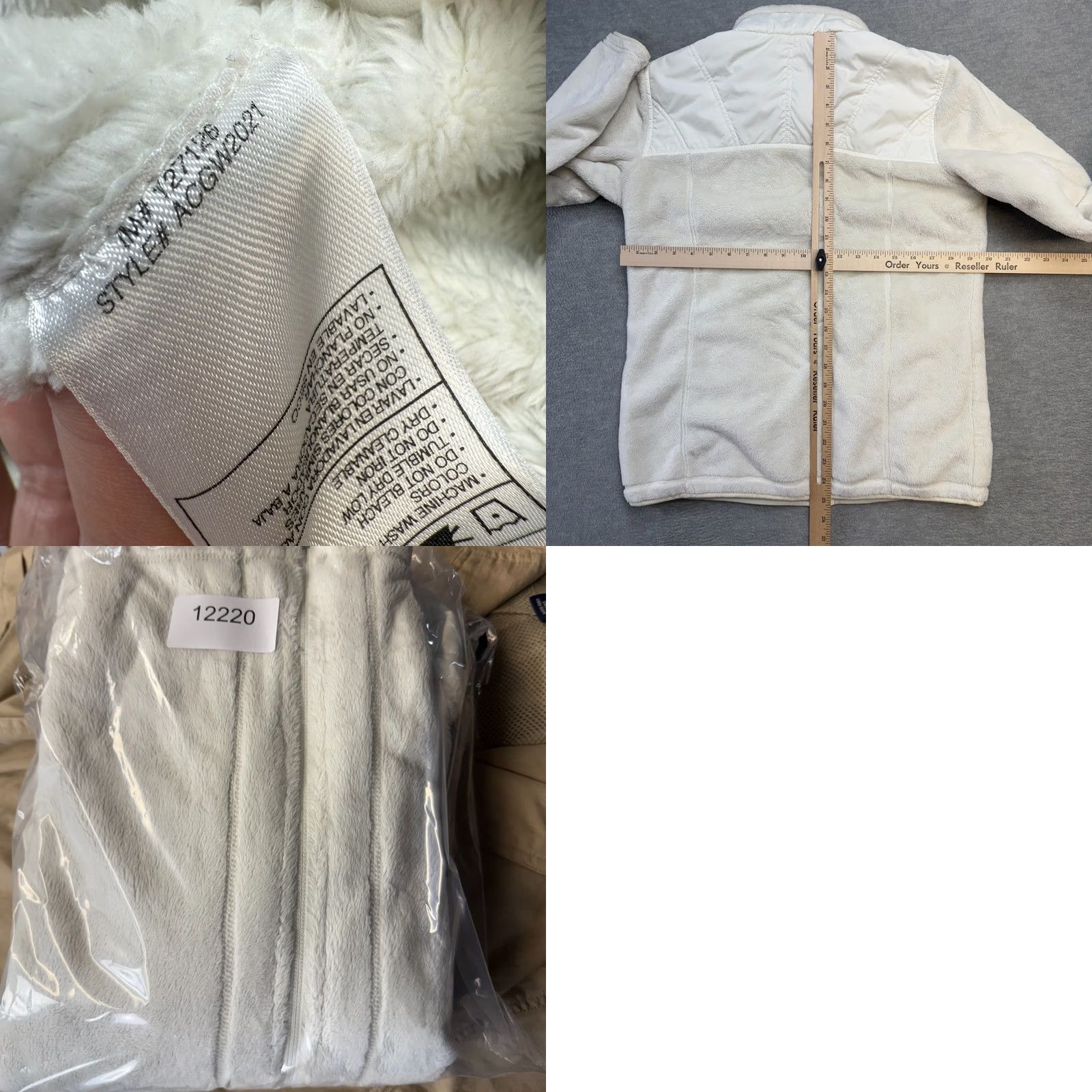 Nike ACG Nike ACG Jacket Women Medium White Fleece Full Zip Pockets Vintage No Size M / US 6-8 / IT 42-44 - 8 Thumbnail