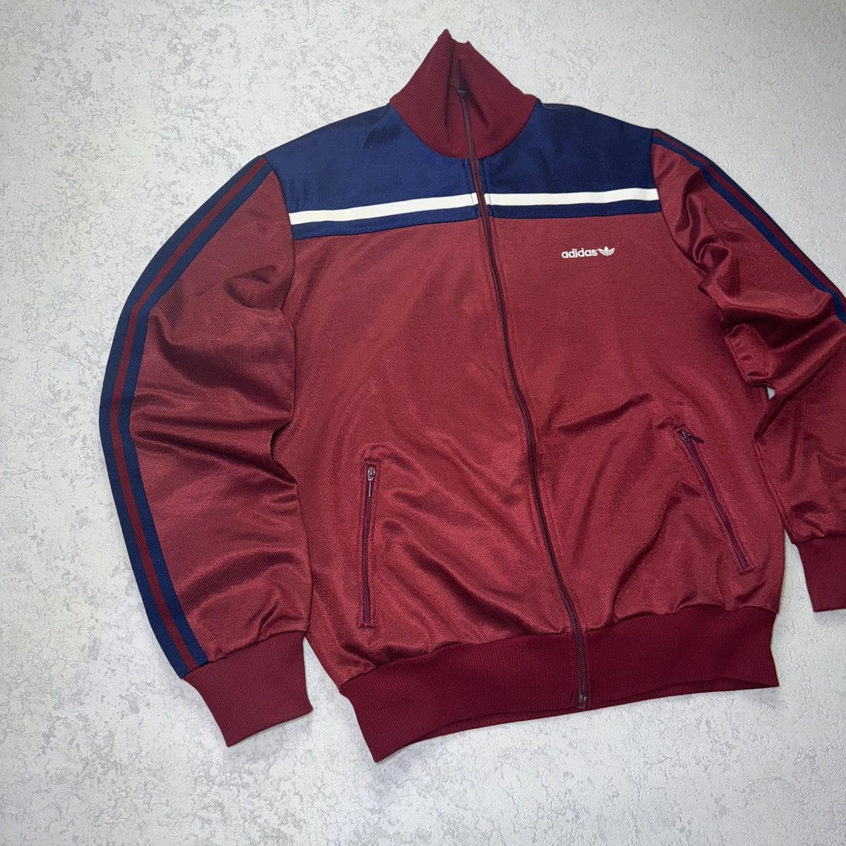 Adidas Vintage 80s Adidas Track Jacket Made In West Germany Size S Size US S / EU 44-46 / 1 - 2 Thumbnail