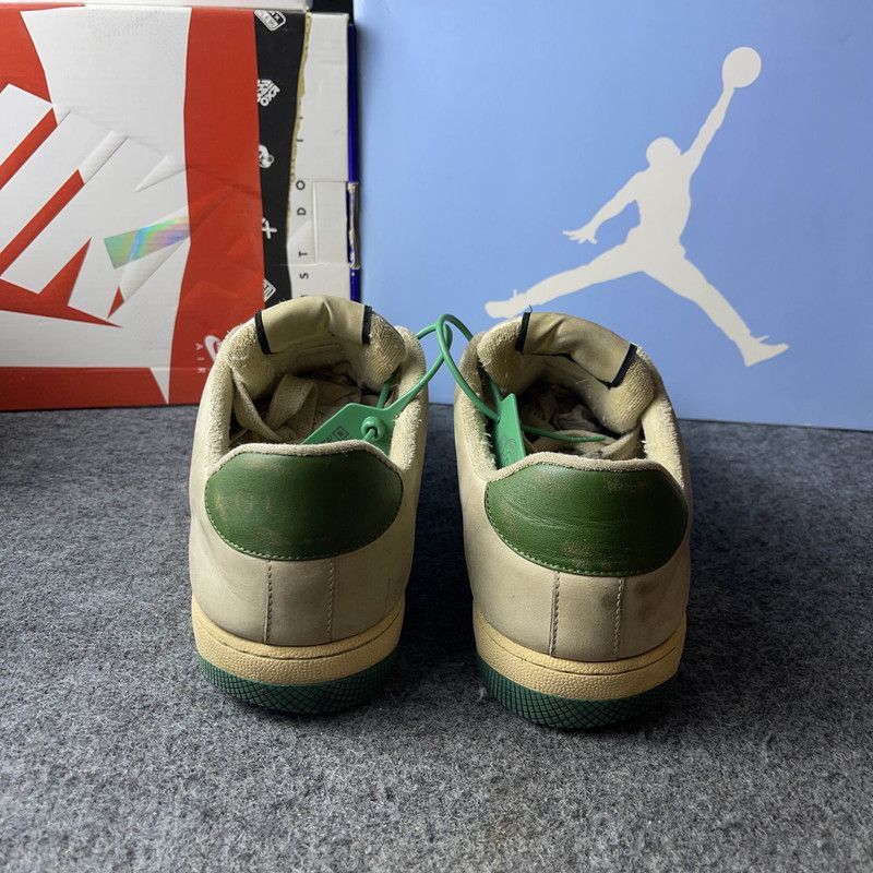 Gucci Gucci Screener Green Leather Sneakers - Size US 10.5 / EU 43-44 - 3 Thumbnail