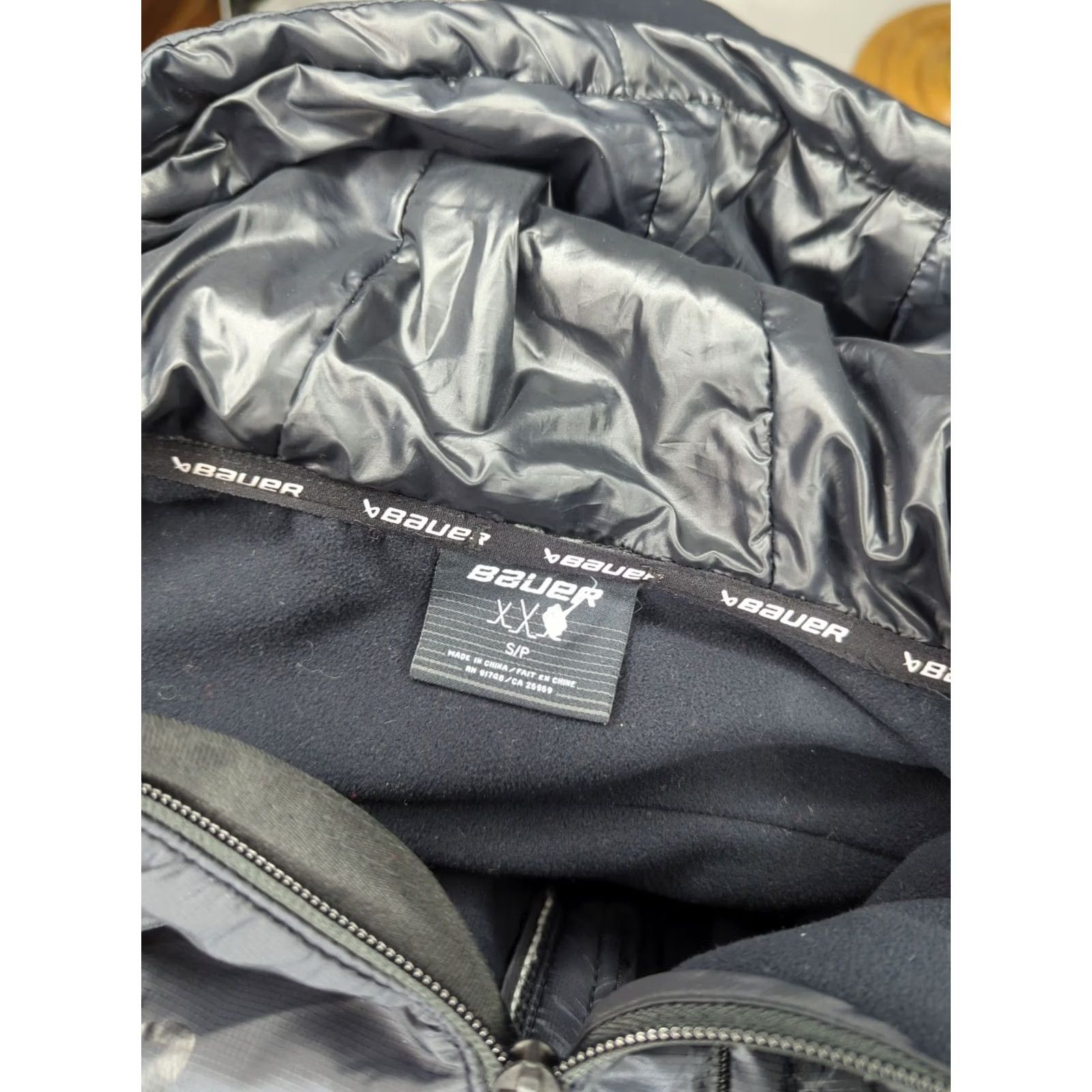 Vintage VINTAGE BAUER FLC POLARTEC FULL ZIP JACKET - SENIOR - BLACK Size US S / EU 44-46 / 1 - 6 Thumbnail