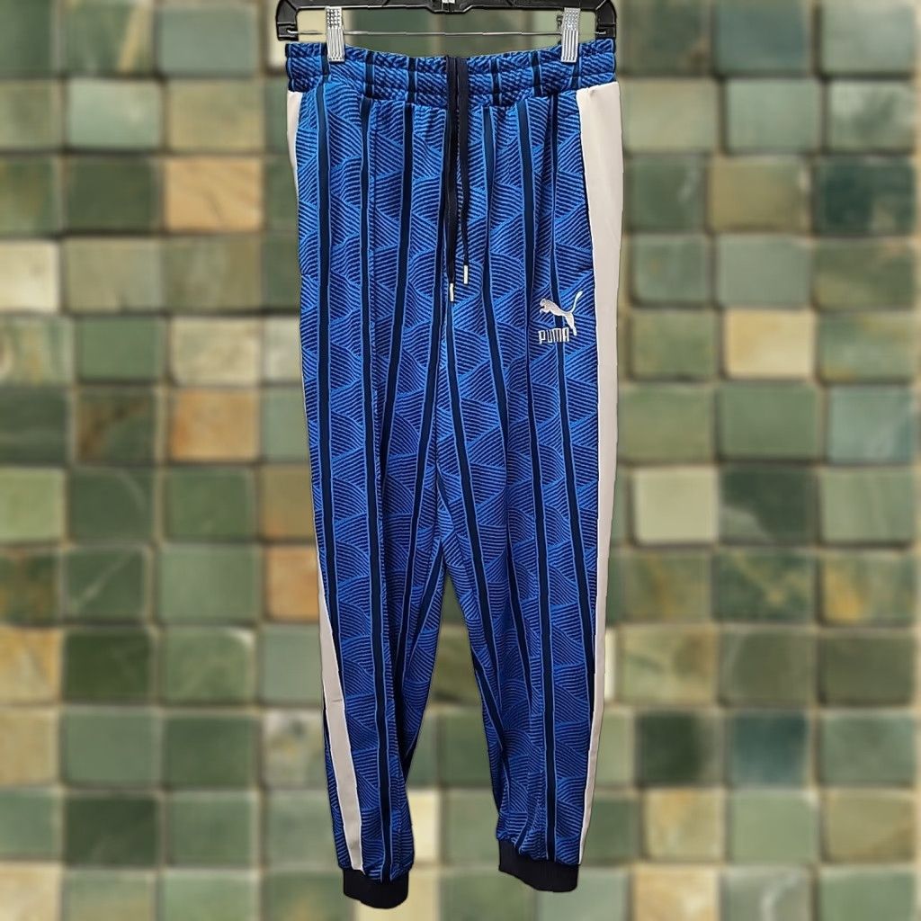 Puma PUMA Sweatpants Mens Small NWT Embroidered Logo Multicolor Activewear Pants Size US 29 - 1 Thumbnail