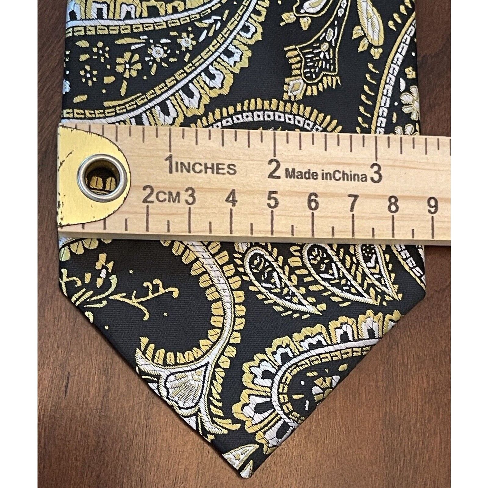 Stacy Adams Stacy Adams Hand Made Black Gold Polyester Made In China Size ONE SIZE - 4 Thumbnail