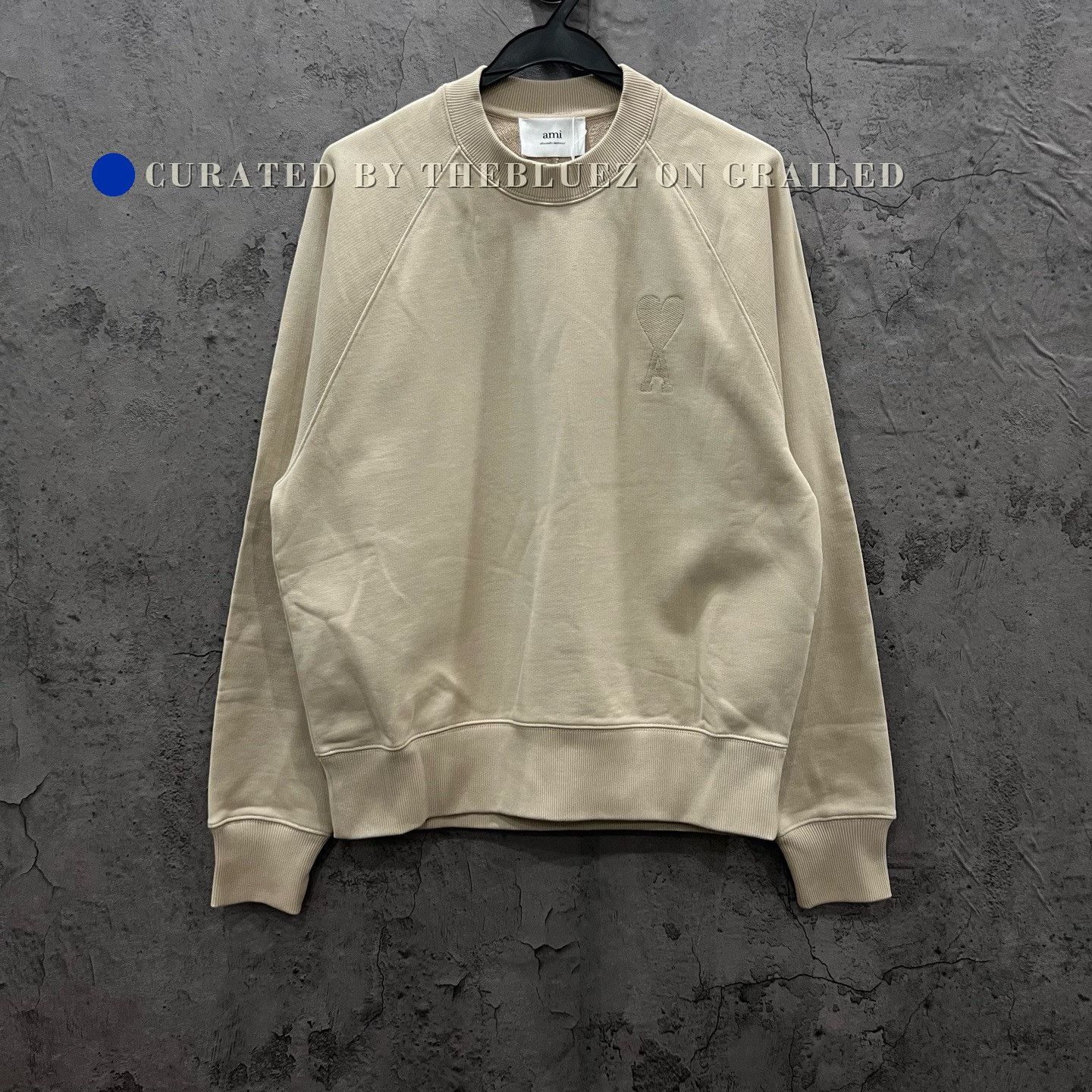 AMI Ami Beige Pullover Sweatshirt Size US S / EU 44-46 / 1 - 1 Thumbnail